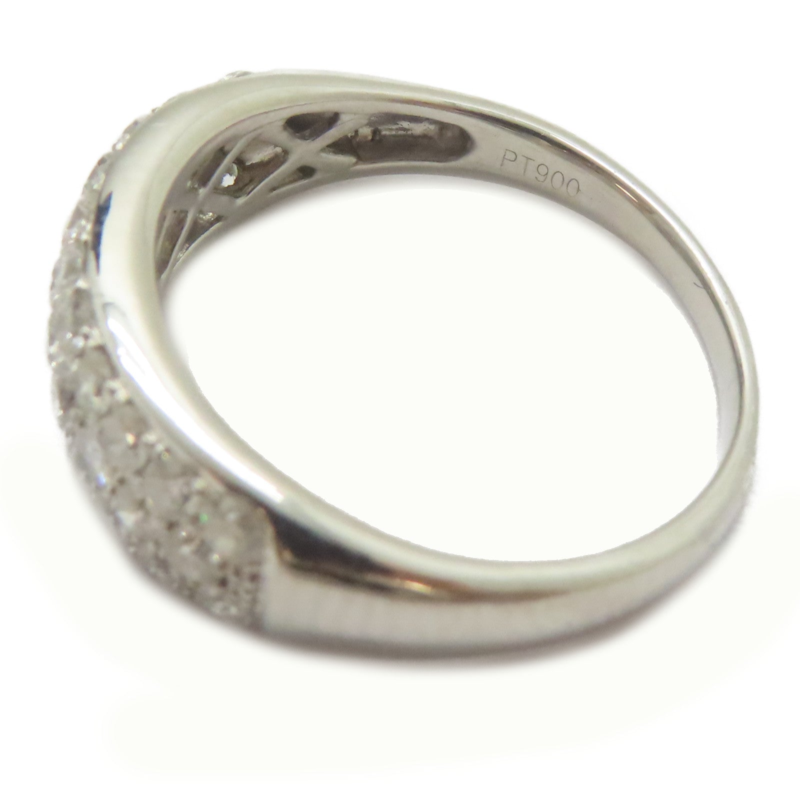JEWELRY PT900鉑金Diamond Ring 1.00ct鑽石戒指US#7.25
