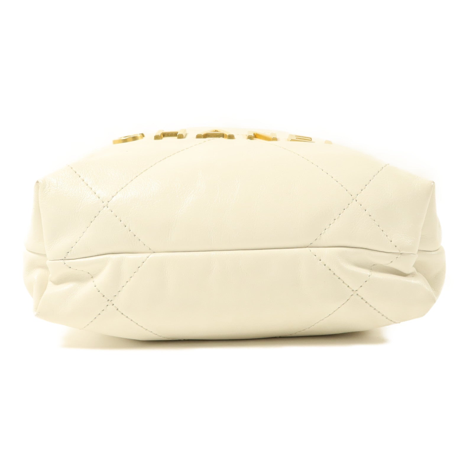 CHANEL 牛皮皮革Chanel 22 Mini金扣手挽肩背兩用袋