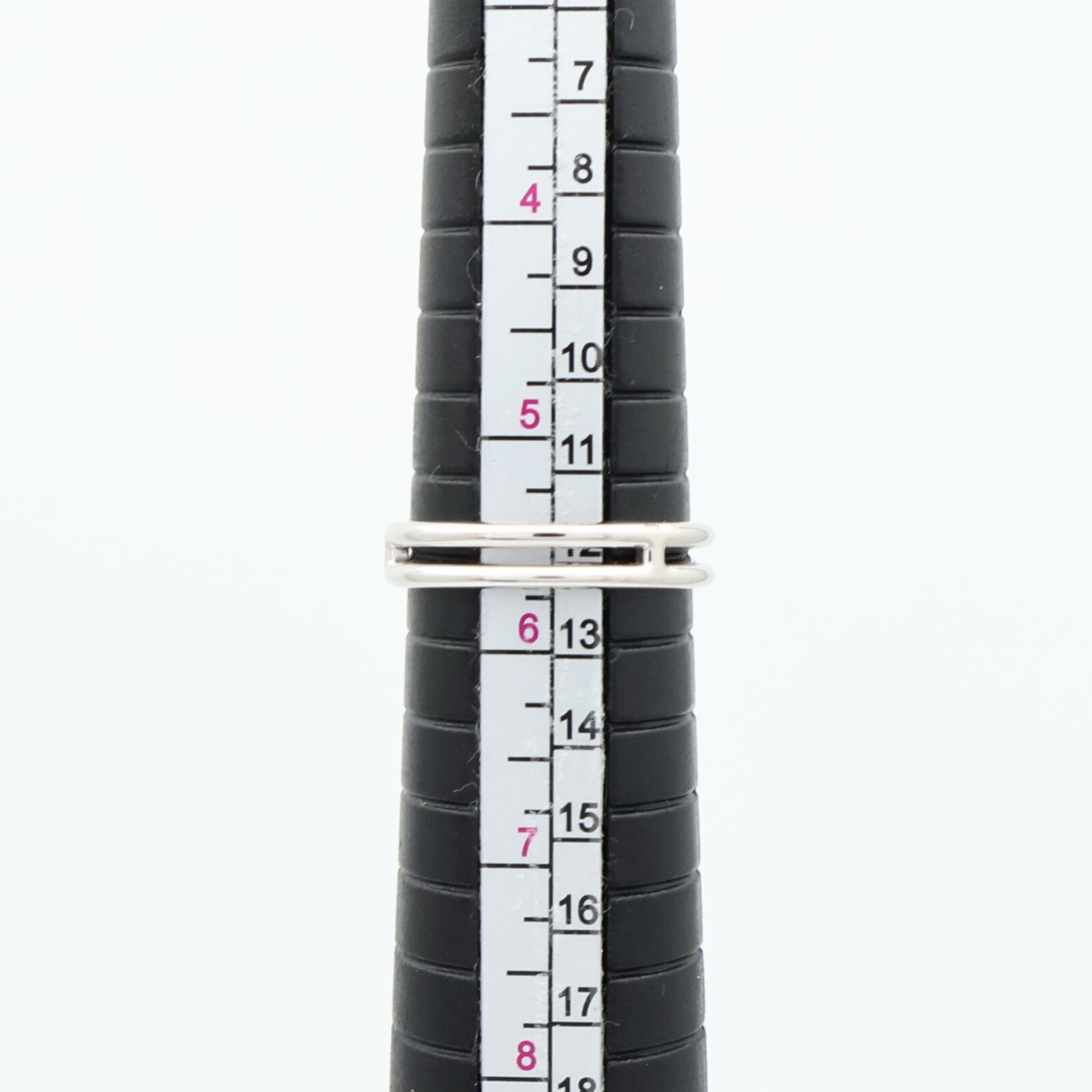 HERMES 18K白金Ariane Ring戒指US#5.75/HERMES#51