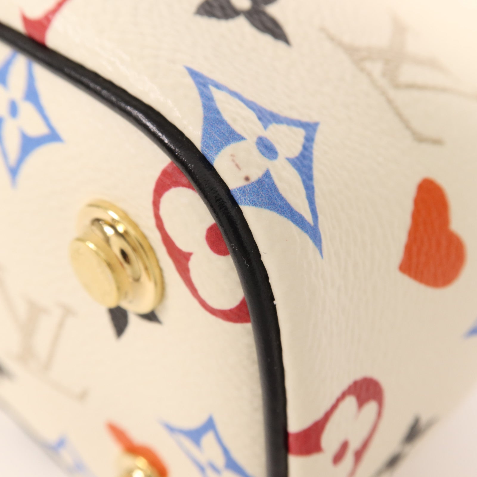 LOUIS VUITTON Monogram Game On Vanity PM金扣鏈帶手挽肩背兩用袋