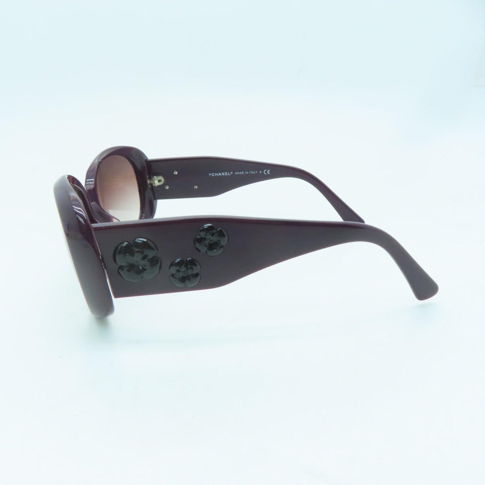 CHANEL 【激減優惠】塑料Sunglasses銀扣太陽眼鏡紫色