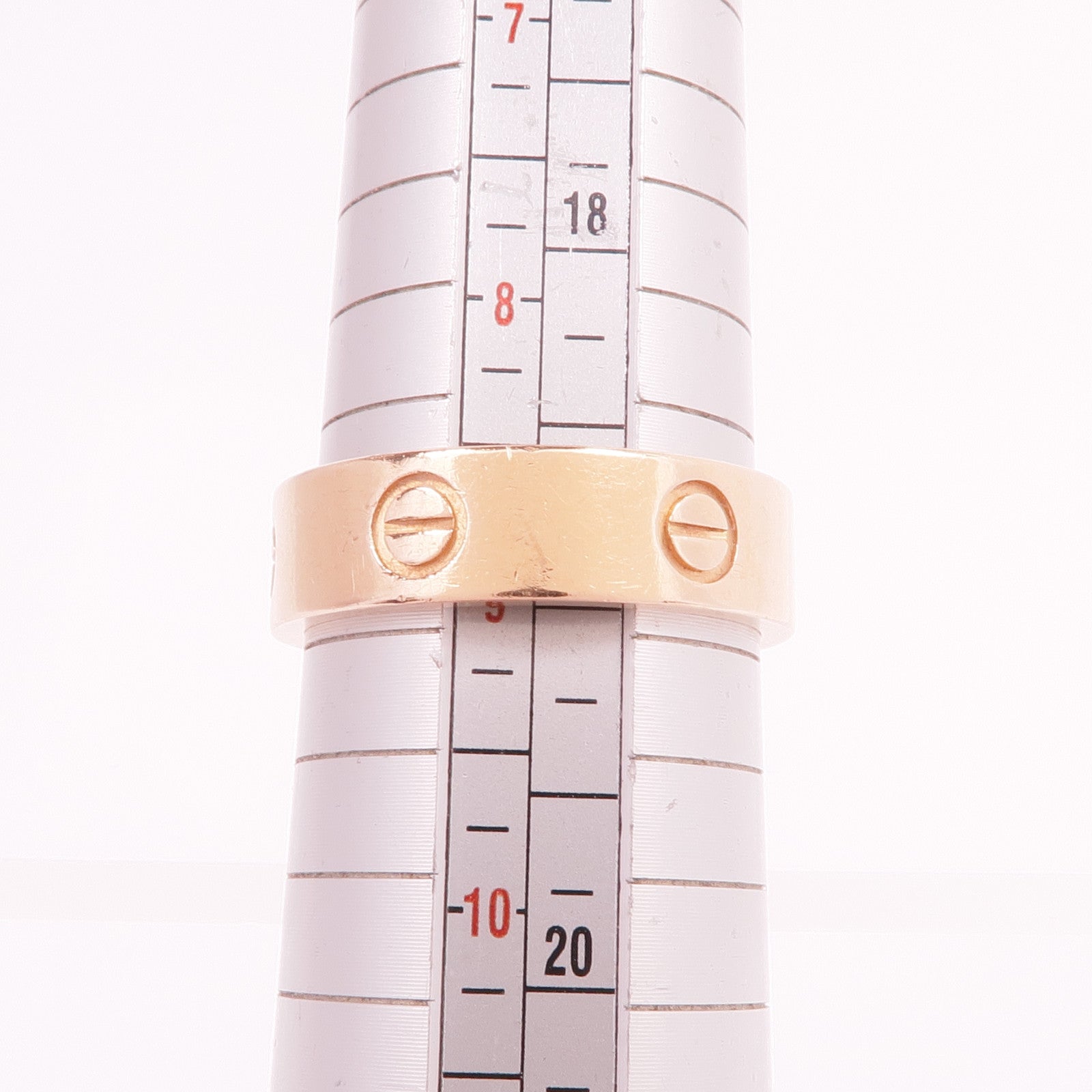 CARTIER 18K玫瑰金Love Ring戒指Cartier#59/US#8.75
