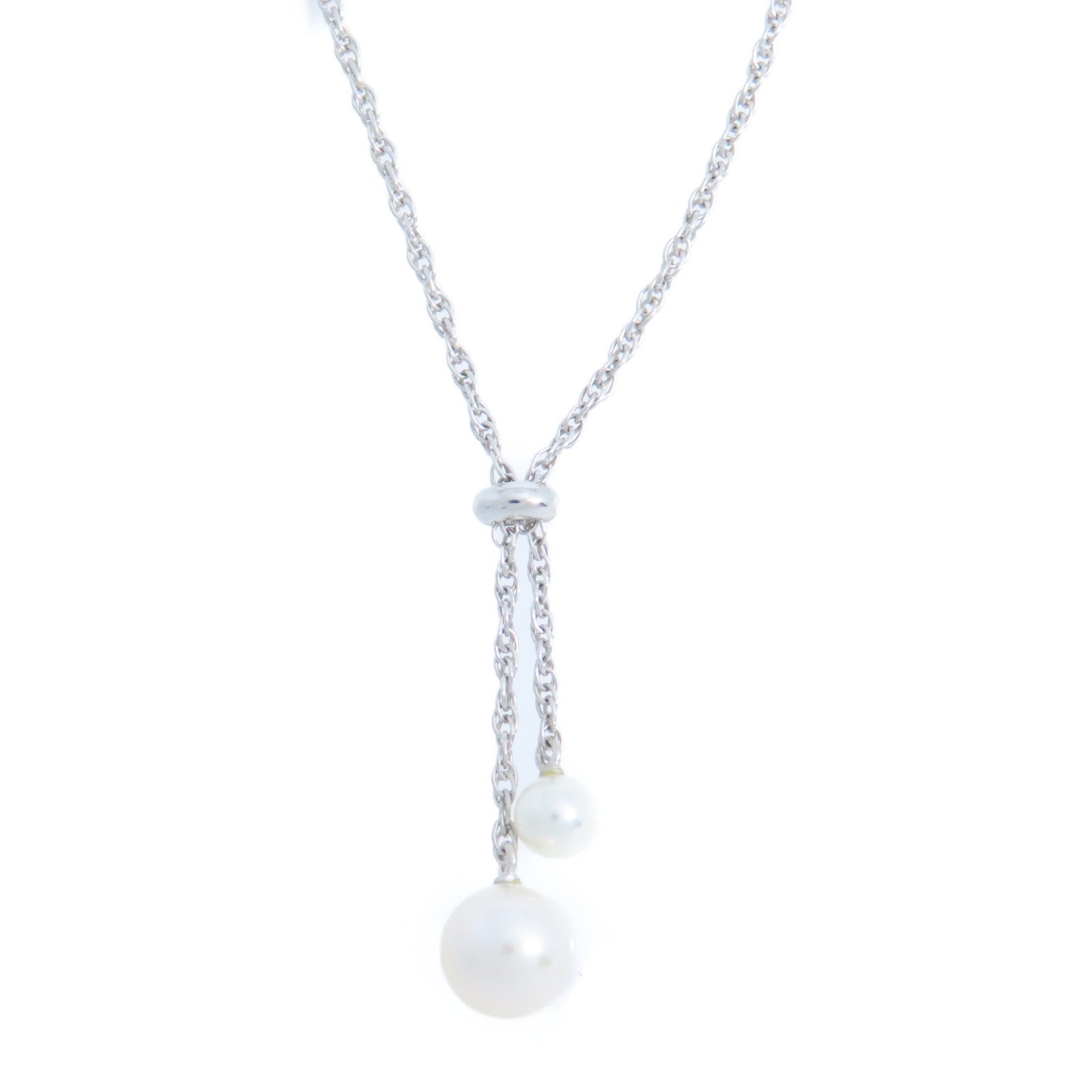 MIKIMOTO 18K白金/珍珠Pearl Necklace項鏈