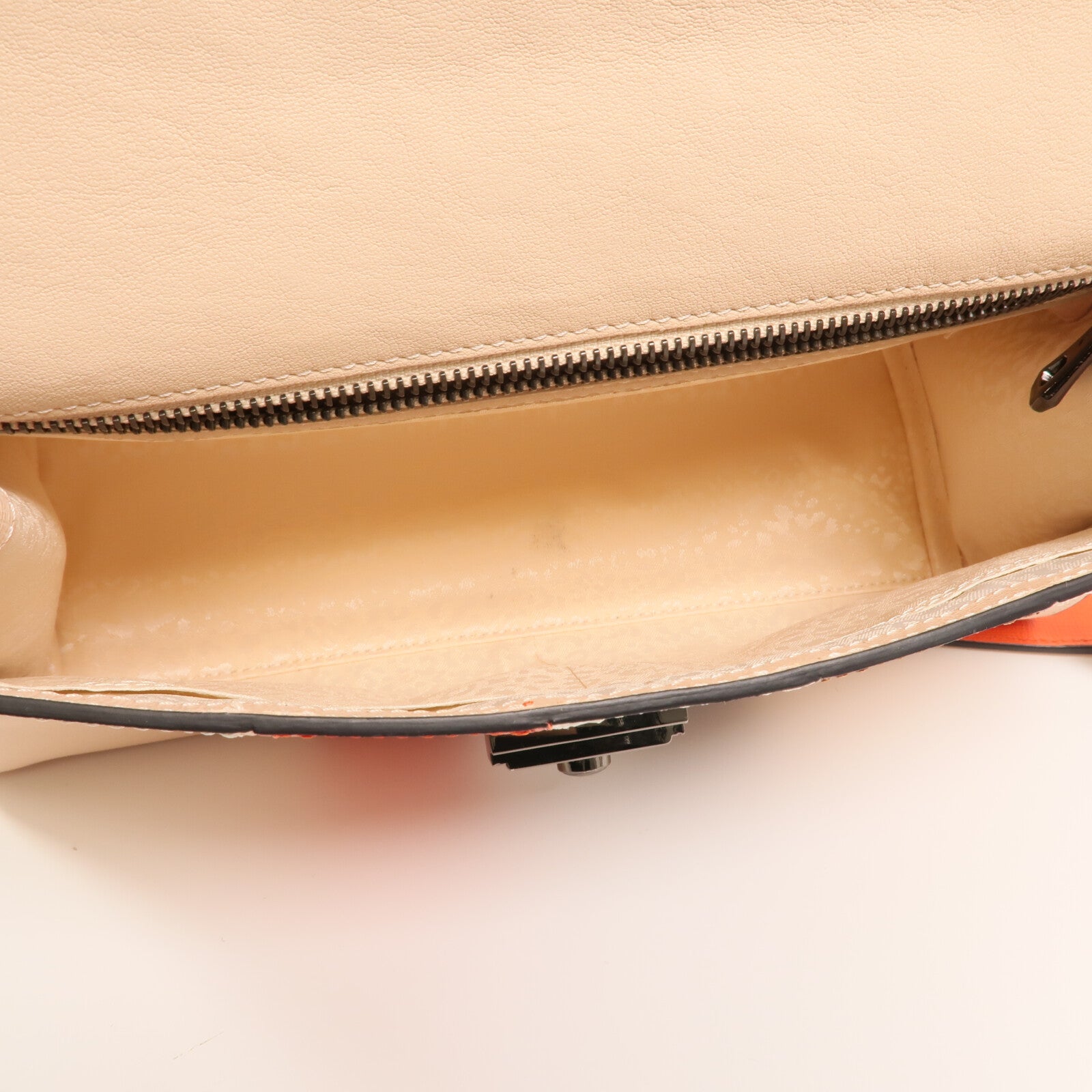 Longchamp 【激減優惠】牛皮皮革Shoulder Bag銀扣鏈帶肩背袋