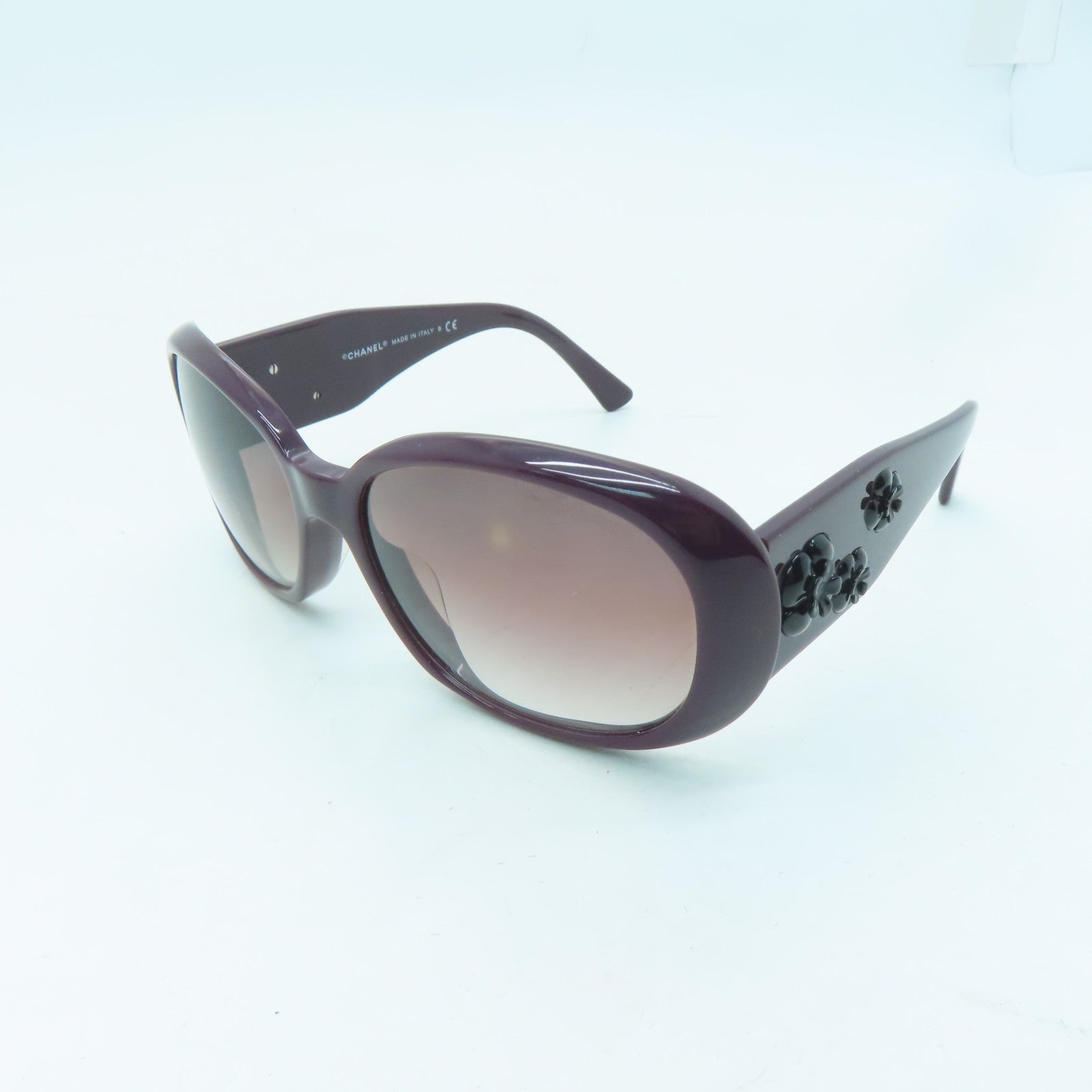 CHANEL 【激減優惠】塑料Sunglasses銀扣太陽眼鏡紫色