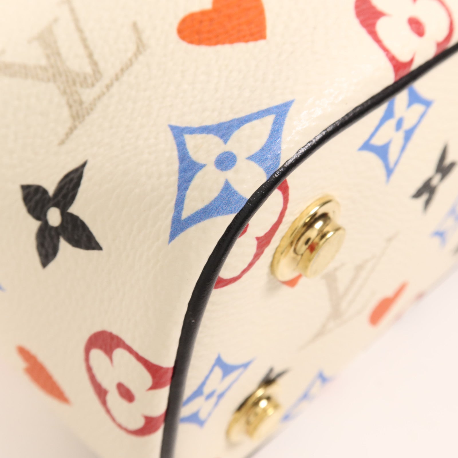 LOUIS VUITTON Monogram Game On Vanity PM金扣鏈帶手挽肩背兩用袋