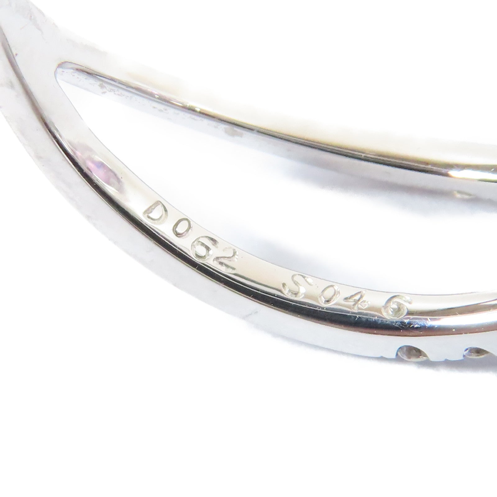 JEWELRY 【激減優惠】18K白金4.4gDiamond Ring鑽石戒指US#6