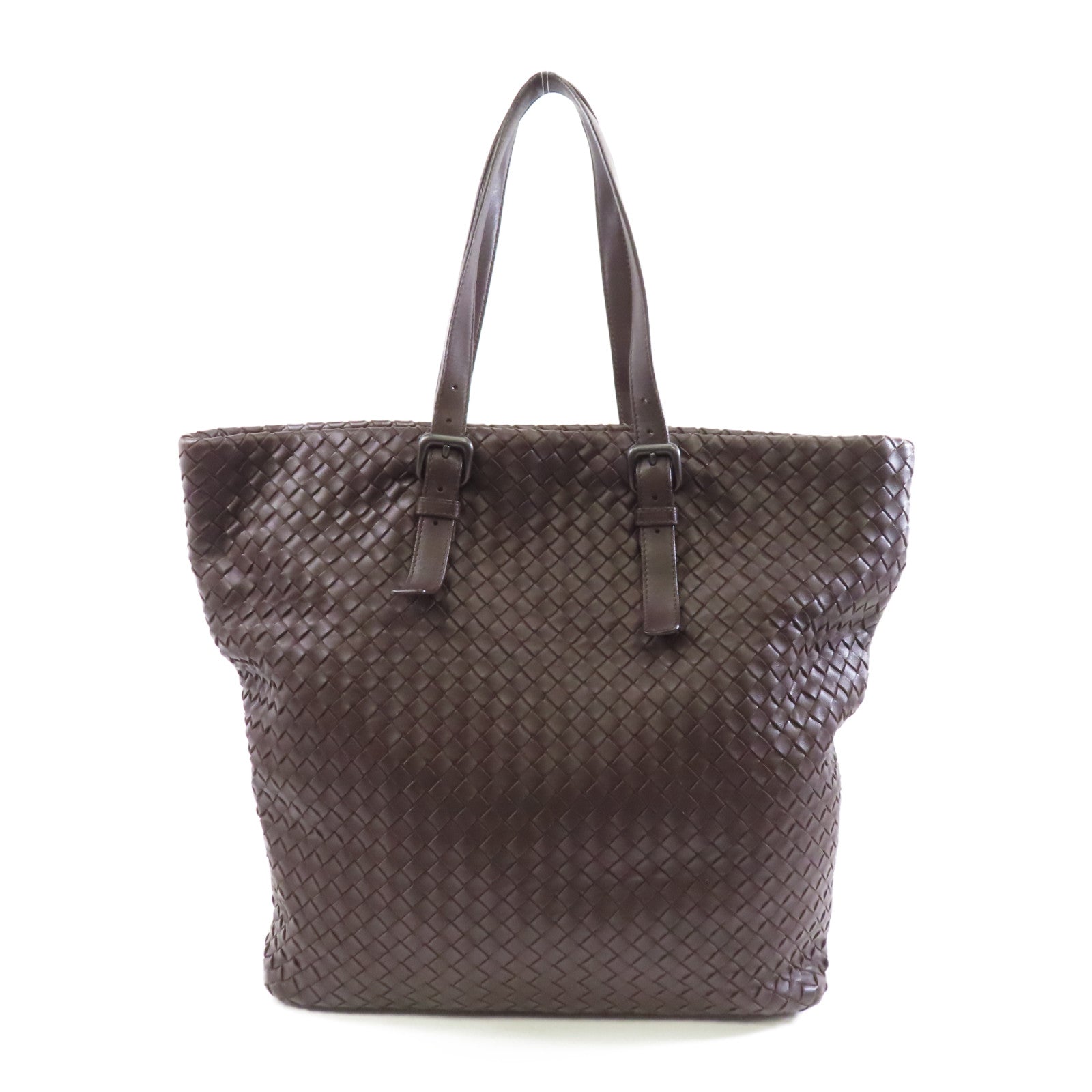 BOTTEGA VENETA 織紋皮革Tote Bag手挽袋棕色