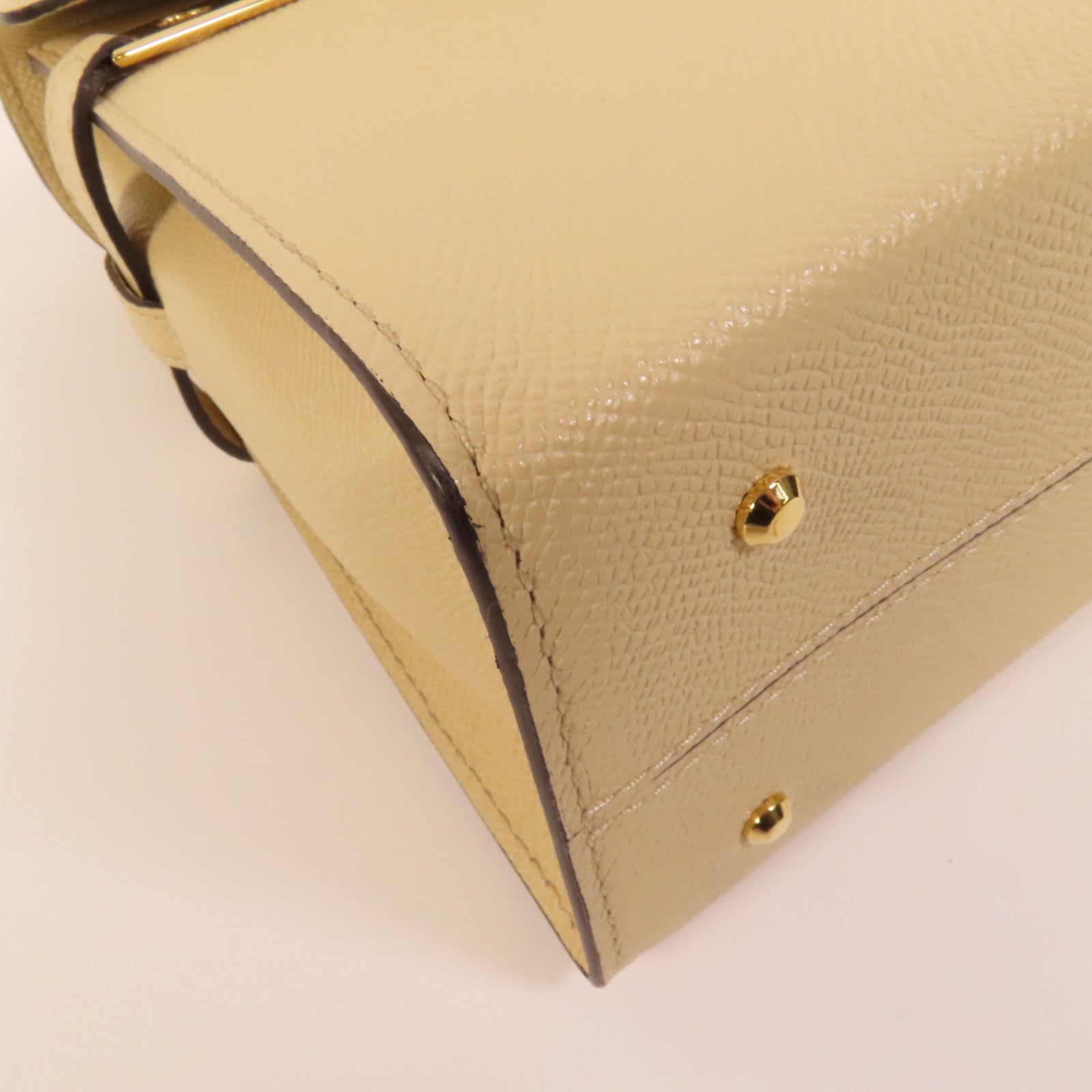 Delvaux 【激減優惠】牛皮皮革Tempete PM金扣手挽肩背兩用袋