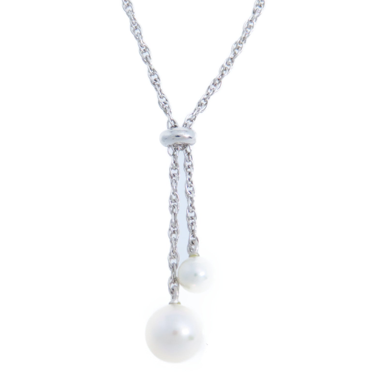 MIKIMOTO 18K白金/珍珠Pearl Necklace項鏈