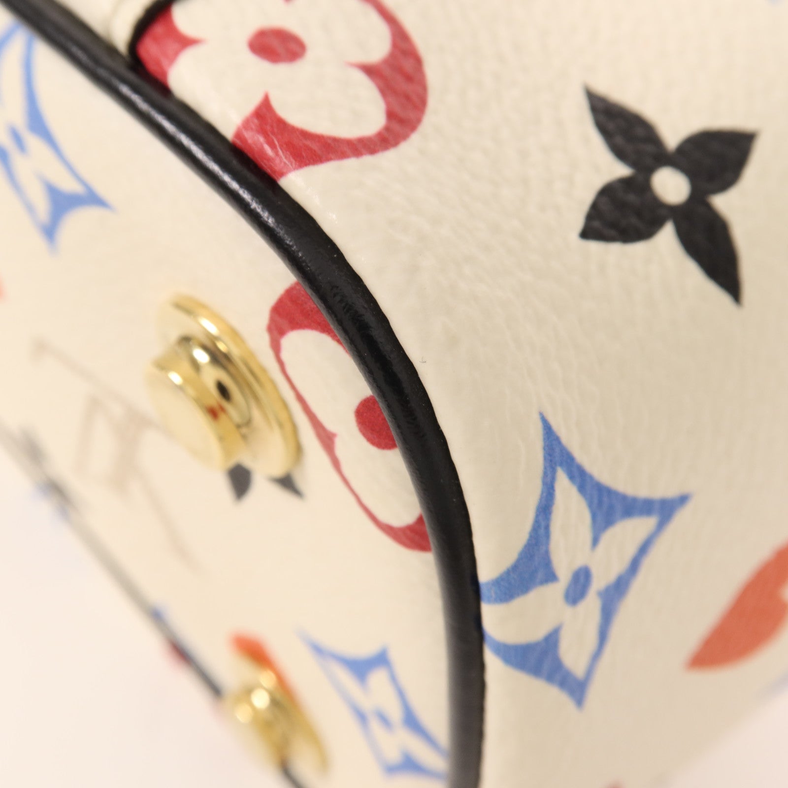 LOUIS VUITTON Monogram Game On Vanity PM金扣鏈帶手挽肩背兩用袋