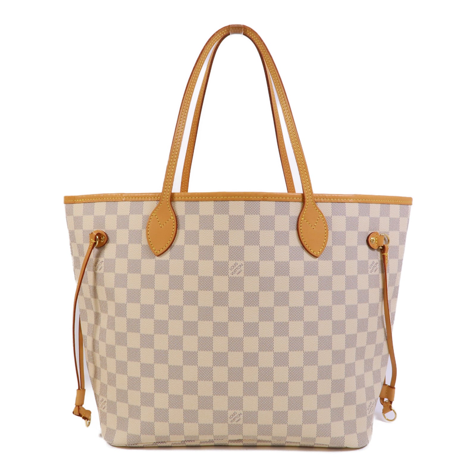 LOUIS VUITTON Damier Azur Neverfull MM肩背袋