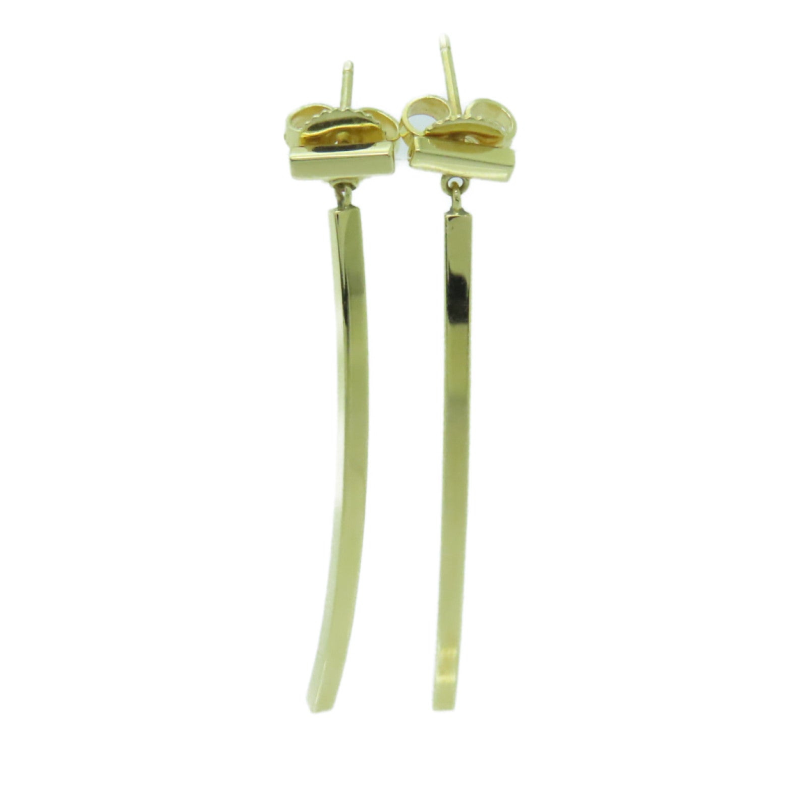 TIFFANY＆CO 【激減優惠】18K黃金T Wire Bar Earrings耳環金色