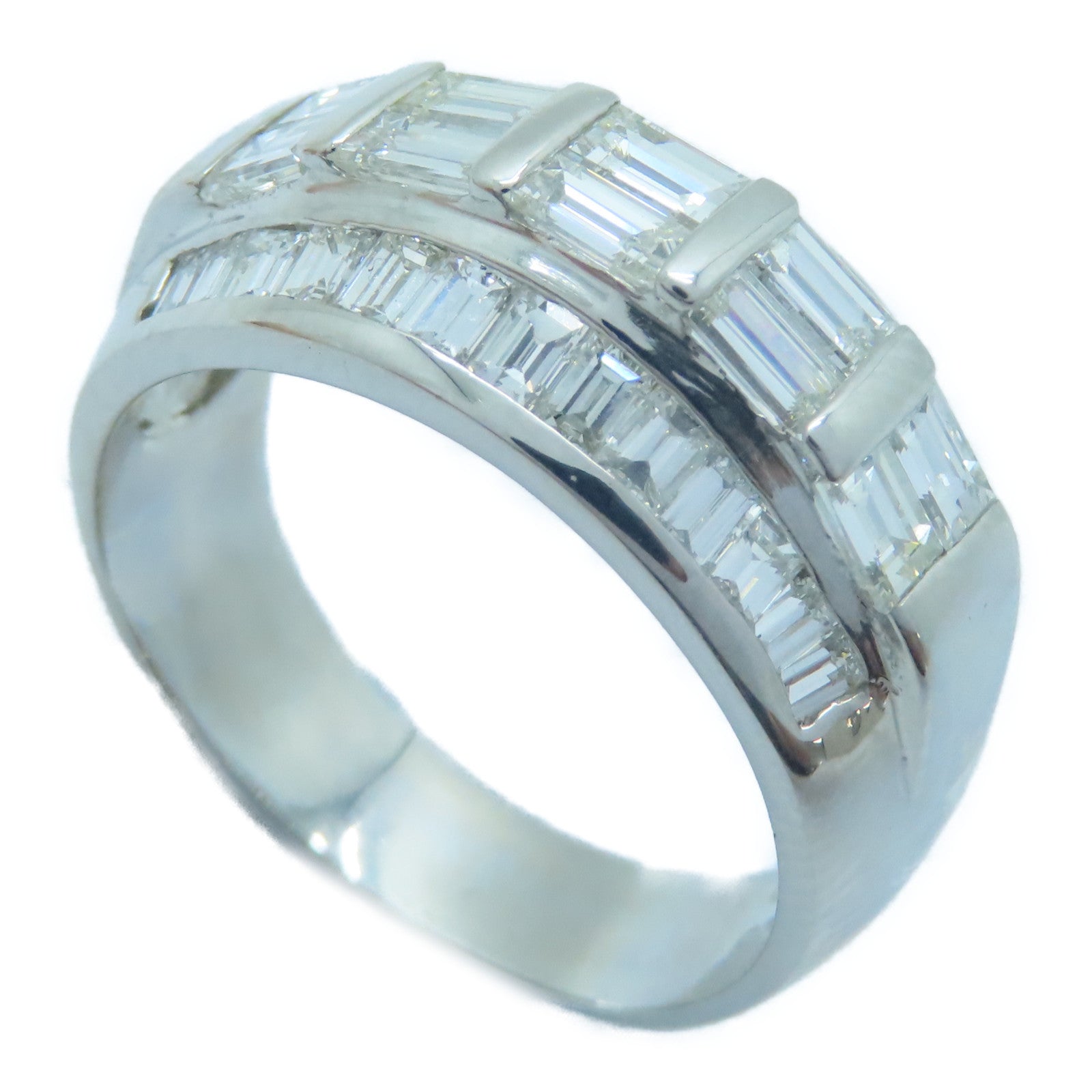 JEWELRY PT900鉑金Diamond Ring 3.00ct鑚石戒指US#9.75