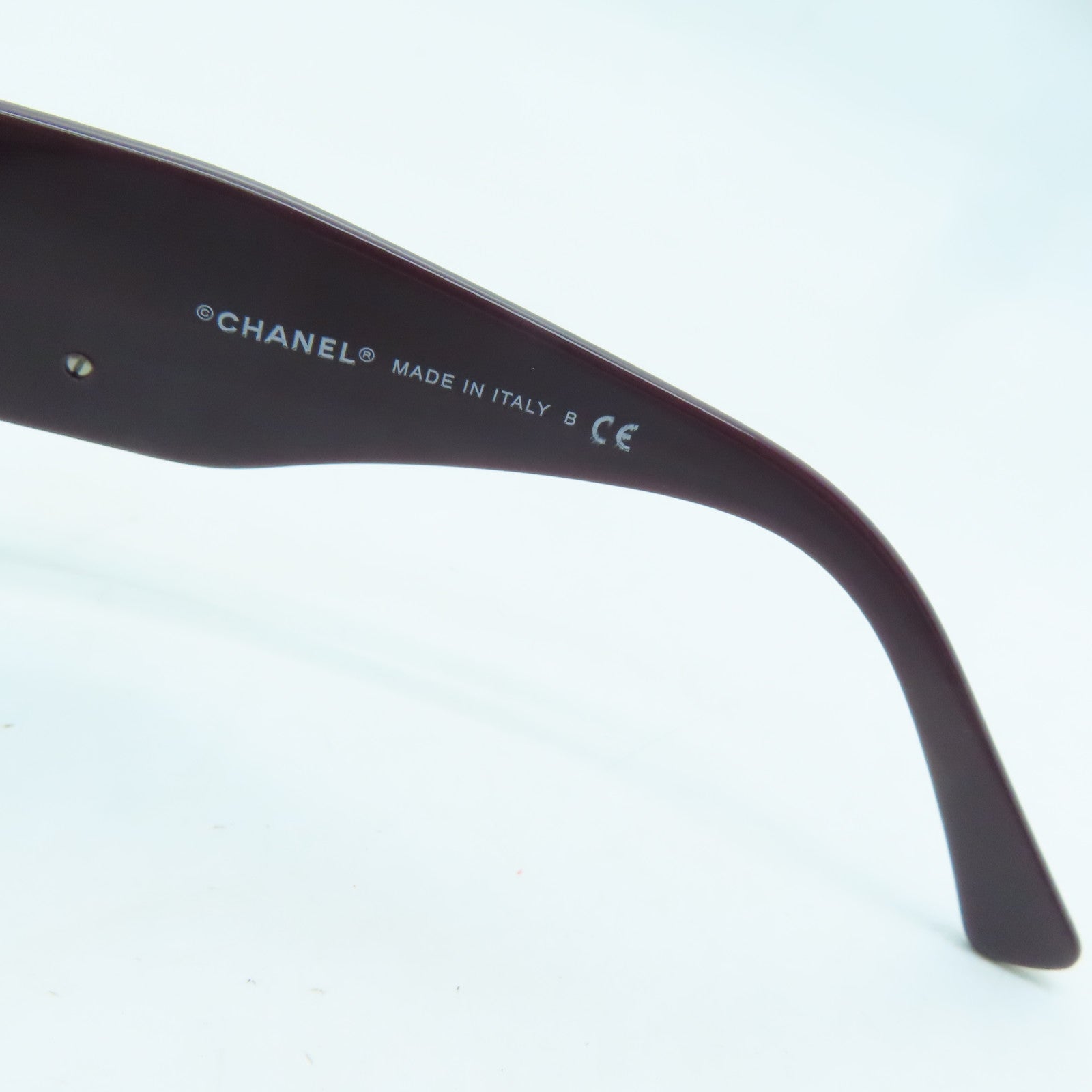 CHANEL 【激減優惠】塑料Sunglasses銀扣太陽眼鏡紫色