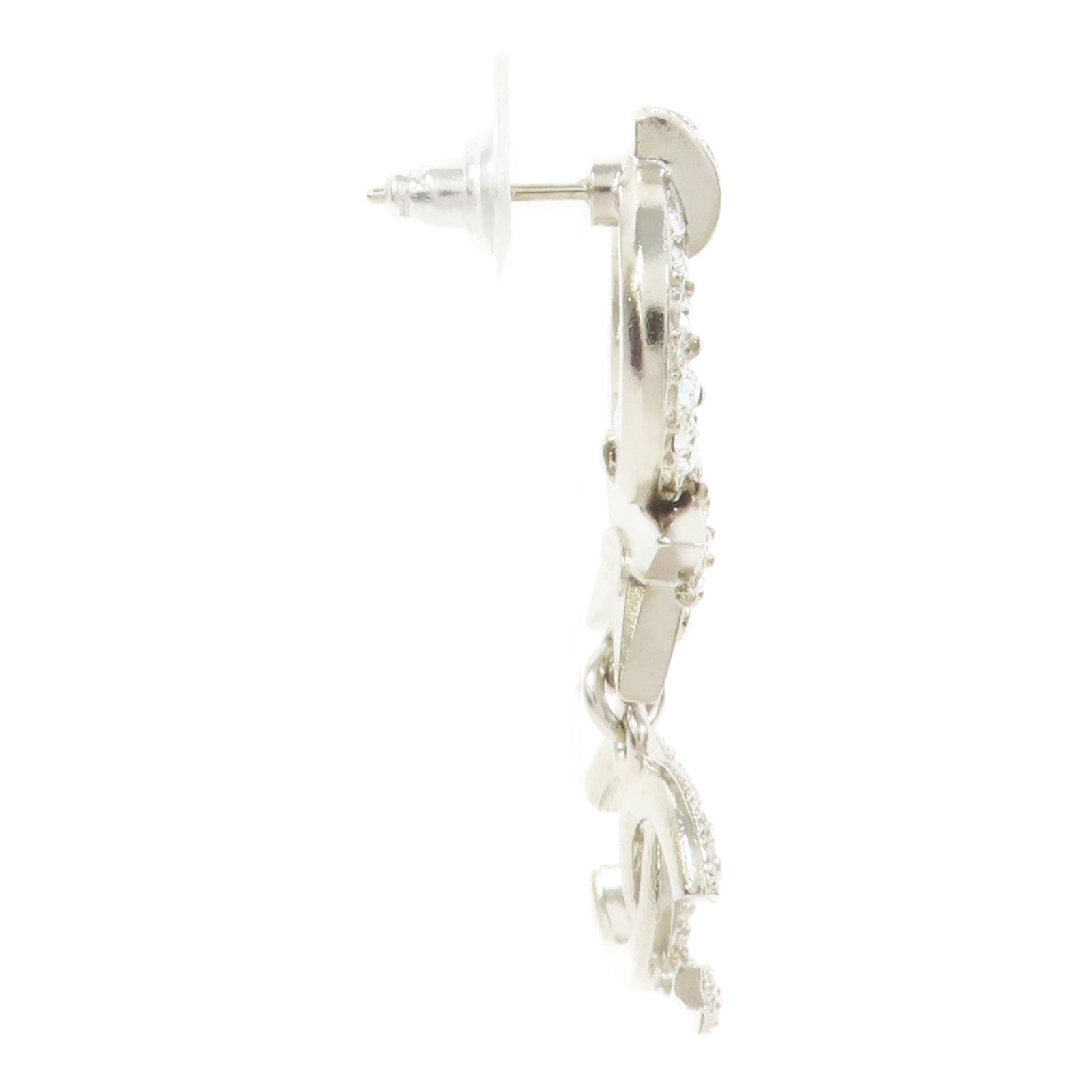 CHANEL 金屬Earrings耳環銀色