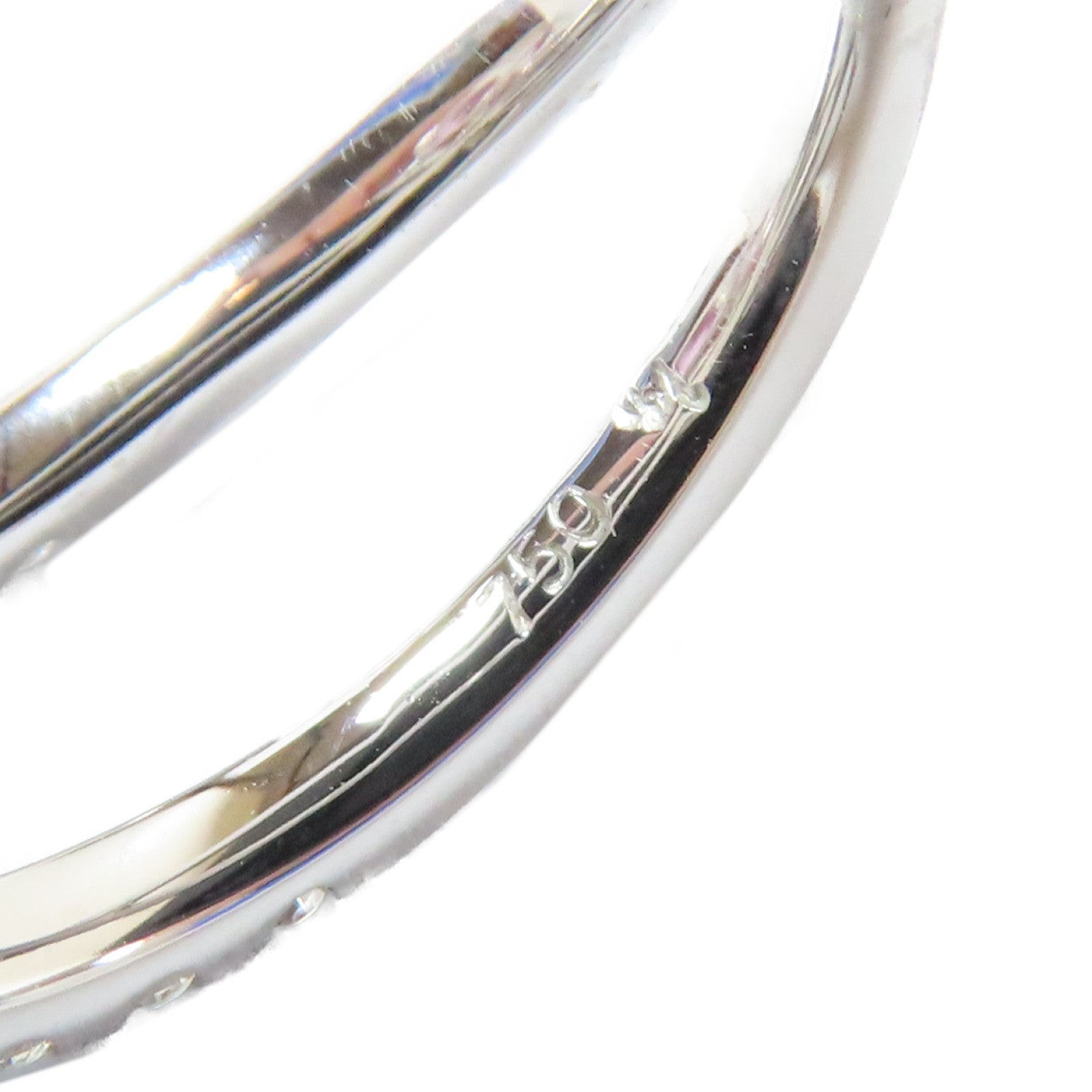 JEWELRY 【激減優惠】18K白金4.4gDiamond Ring鑽石戒指US#6