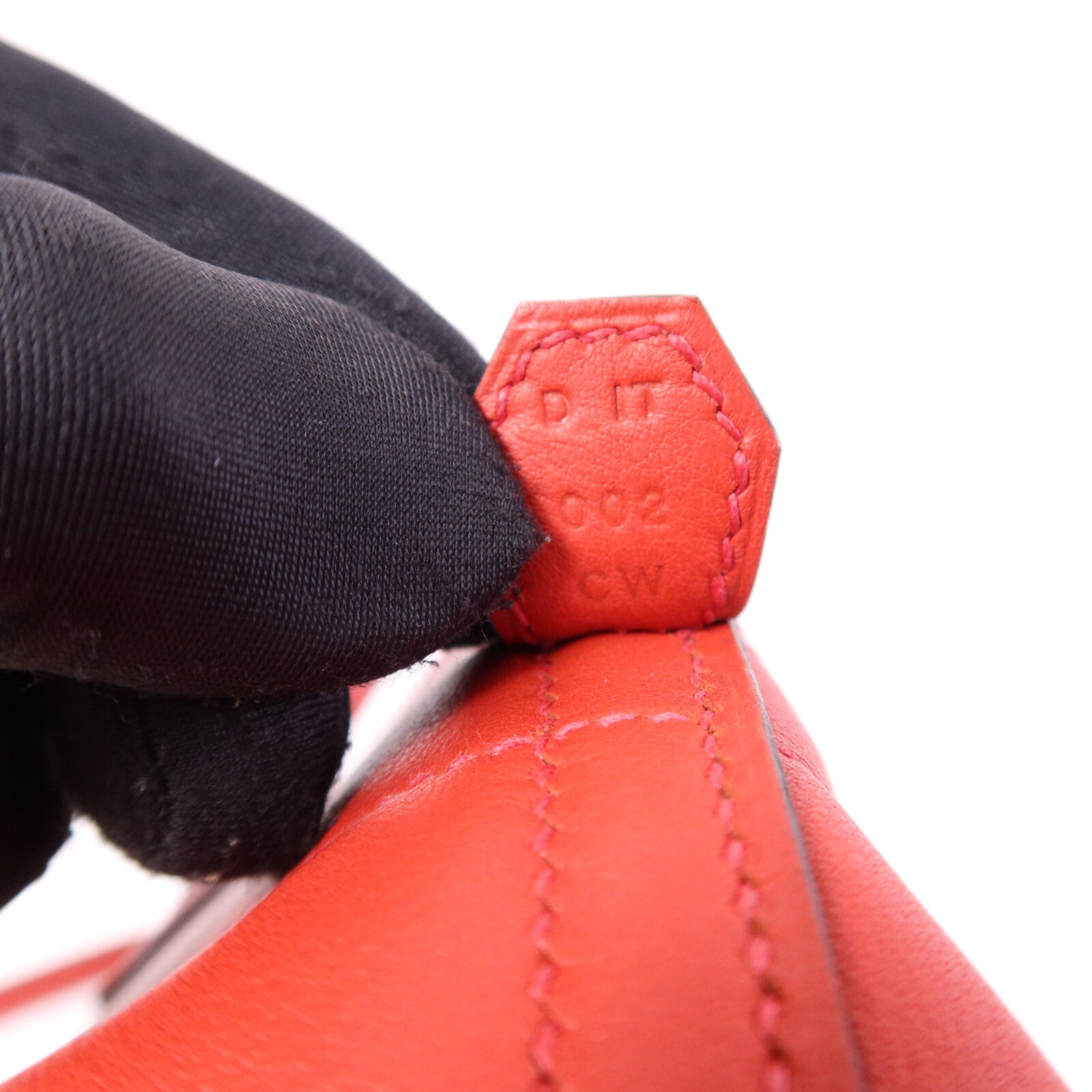 HERMES Swift皮革Bolide 27銀扣手挽肩背兩用袋Rouge Tomate