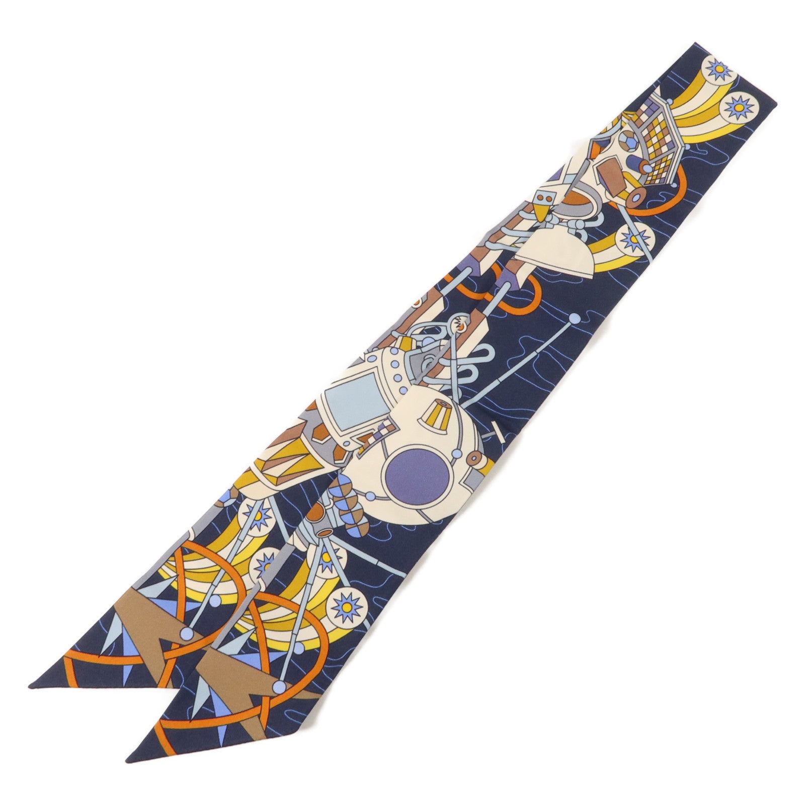 HERMES 絲質Twilly絲巾