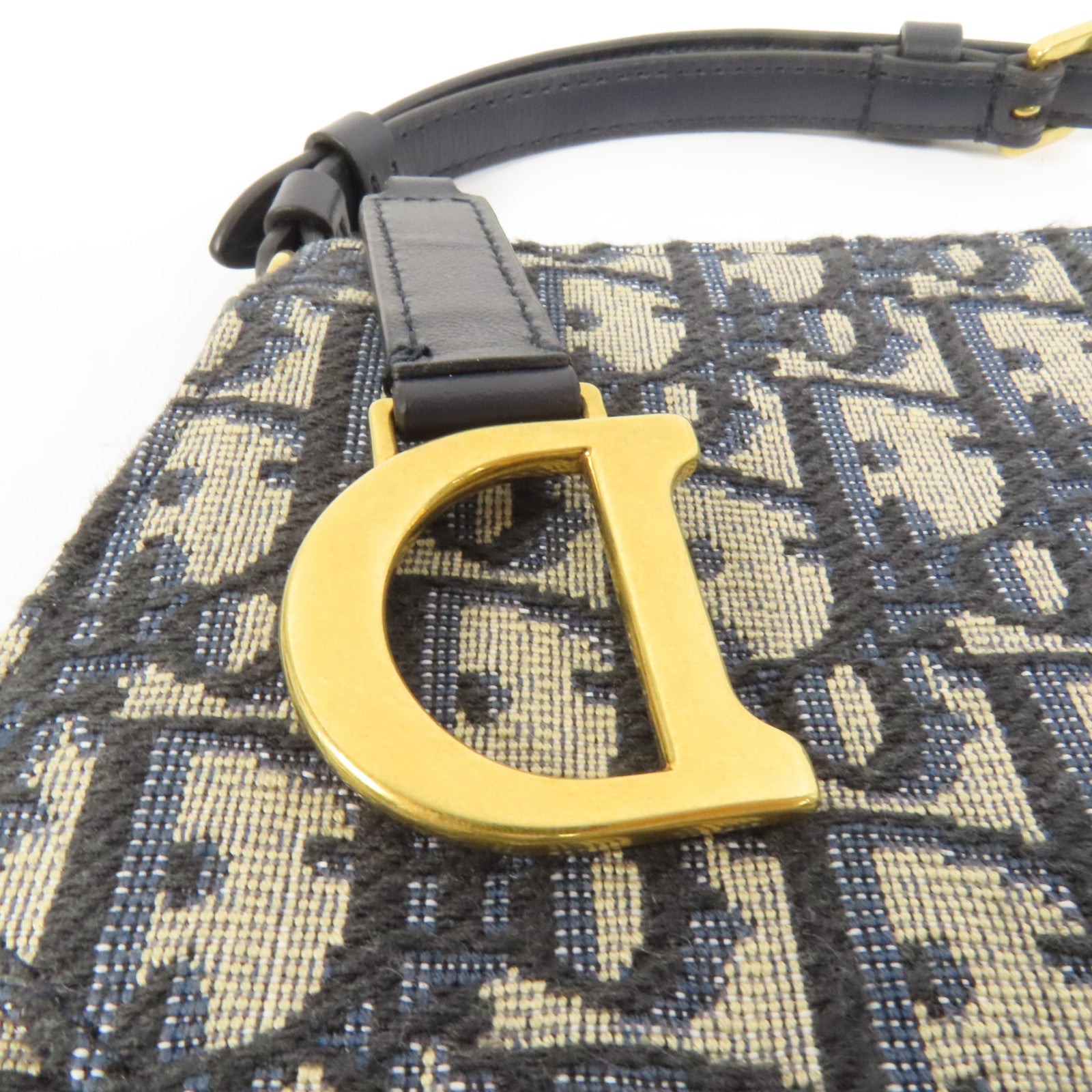 Dior 【激減優惠】帆布Saddle Rodeo金扣肩背袋