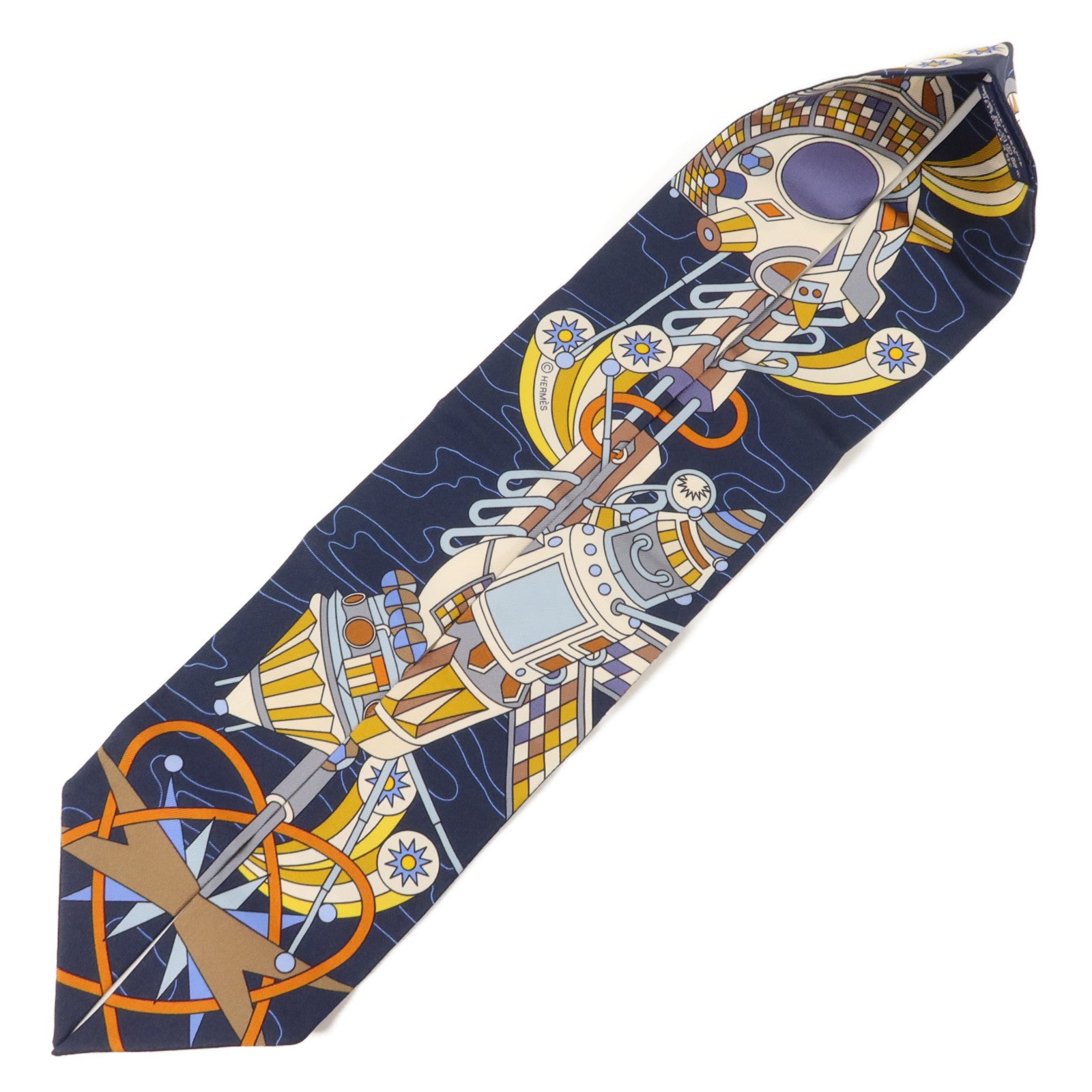 HERMES 絲質Twilly絲巾