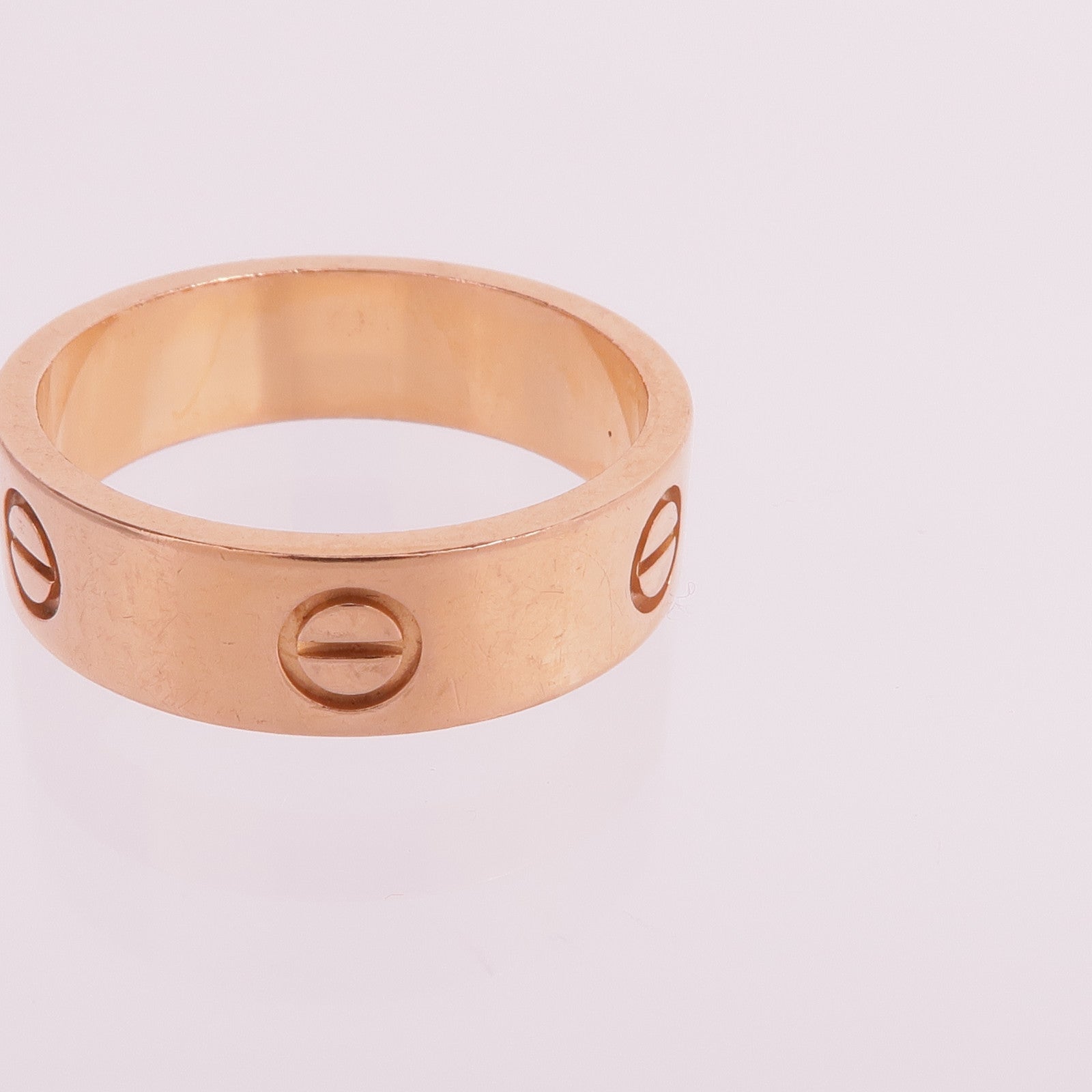 CARTIER 18K玫瑰金Love Ring戒指Cartier#59/US#8.75