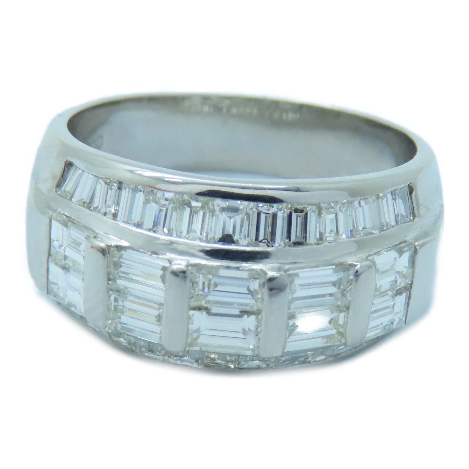 JEWELRY PT900鉑金Diamond Ring 3.00ct鑚石戒指US#9.75