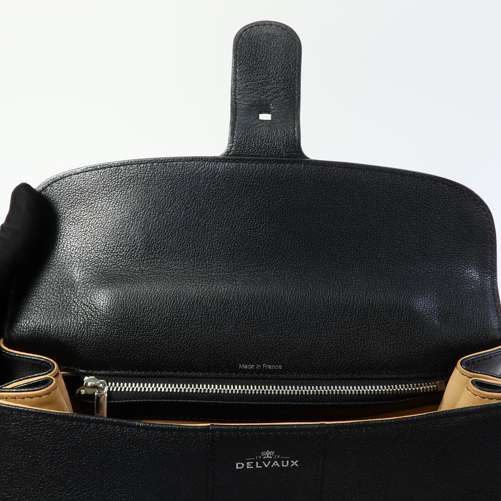 Delvaux 牛皮皮革Brillant East West手挽肩背兩用袋