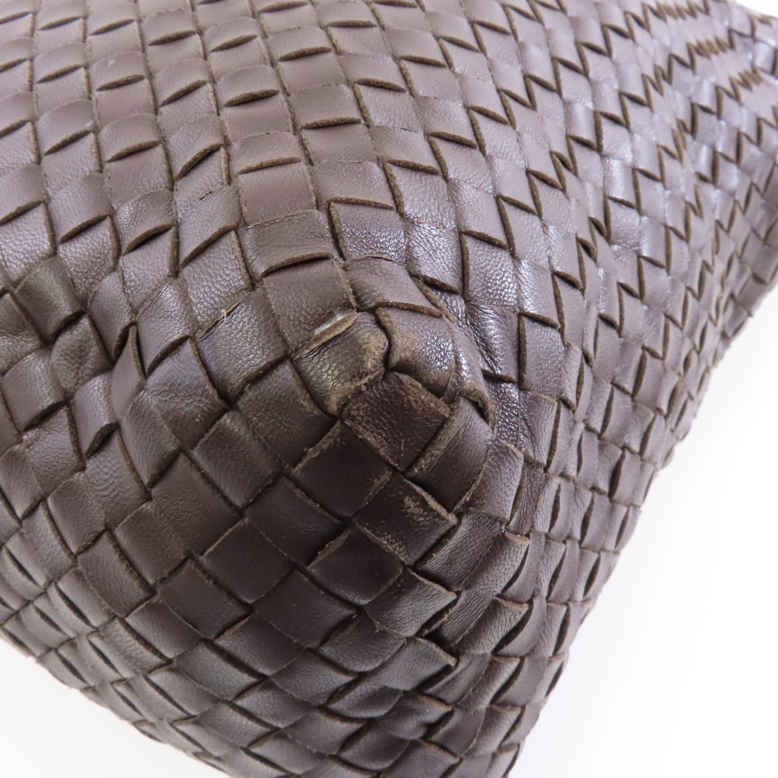 BOTTEGA VENETA 織紋皮革Tote Bag手挽袋棕色