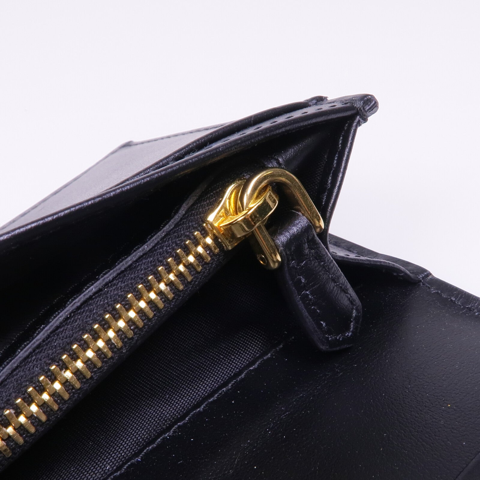 PRADA 牛皮皮革Long Wallet金扣長錢包