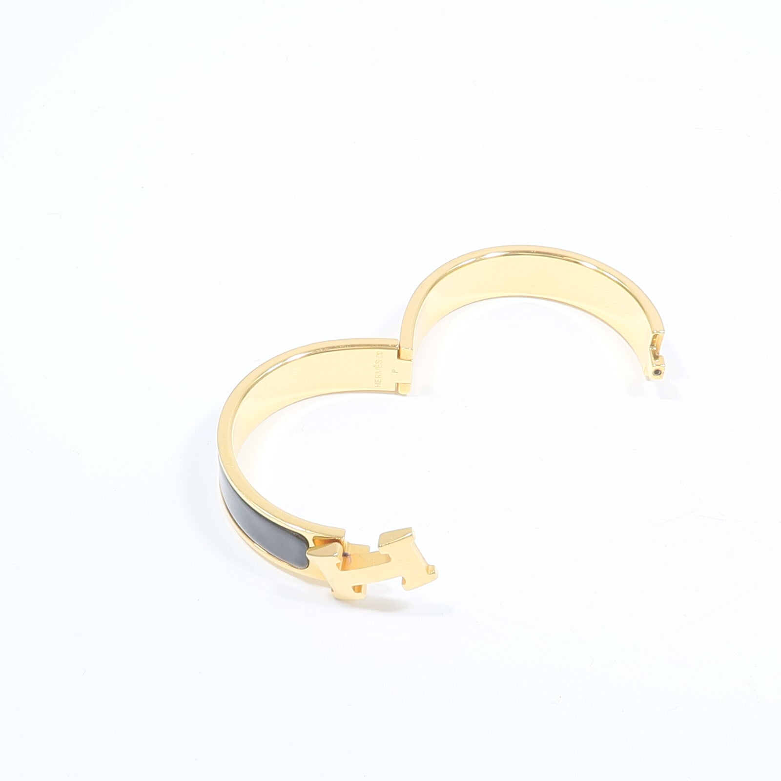 HERMES 琺瑯/金屬Clic H Bracelet手鐲