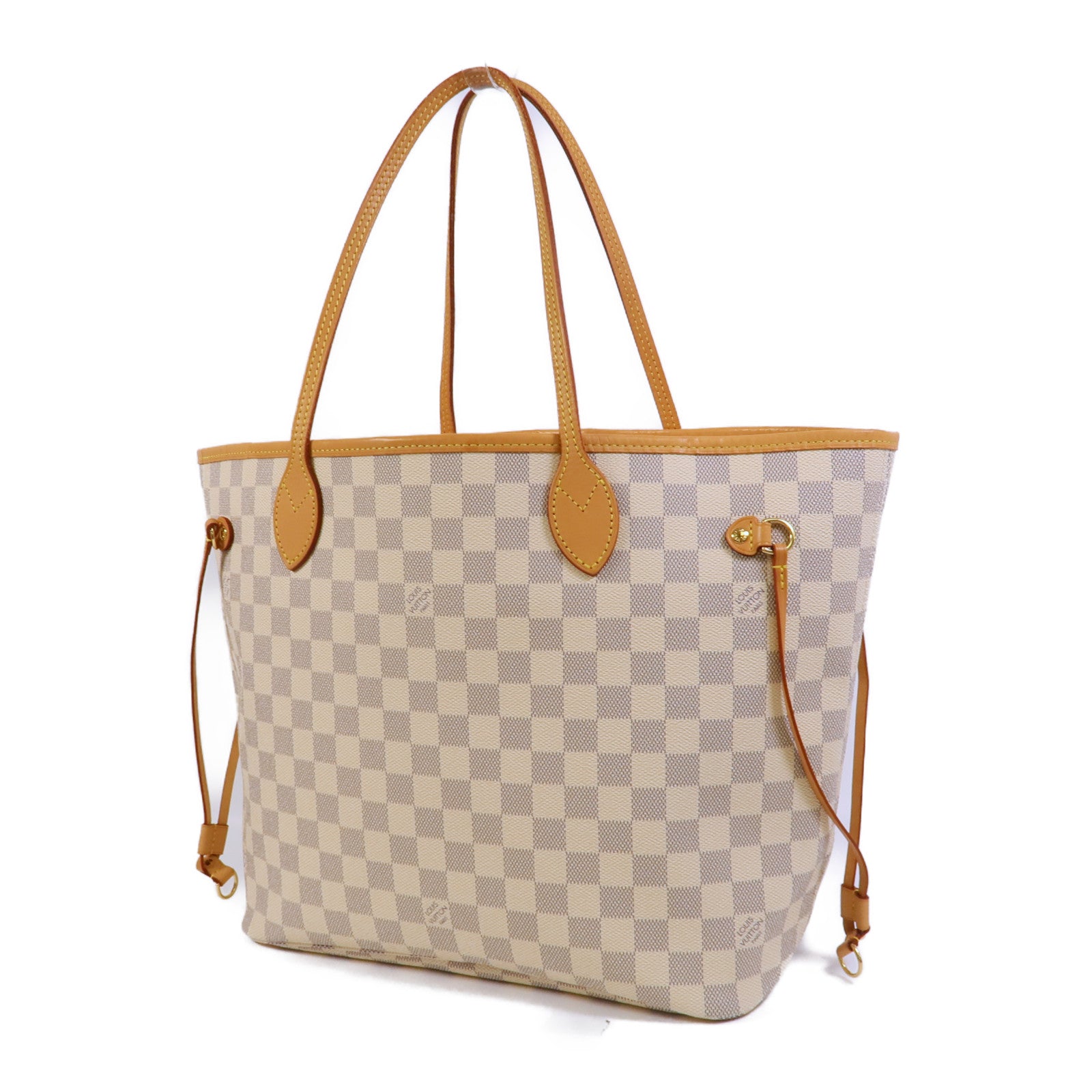 LOUIS VUITTON Damier Azur Neverfull MM肩背袋