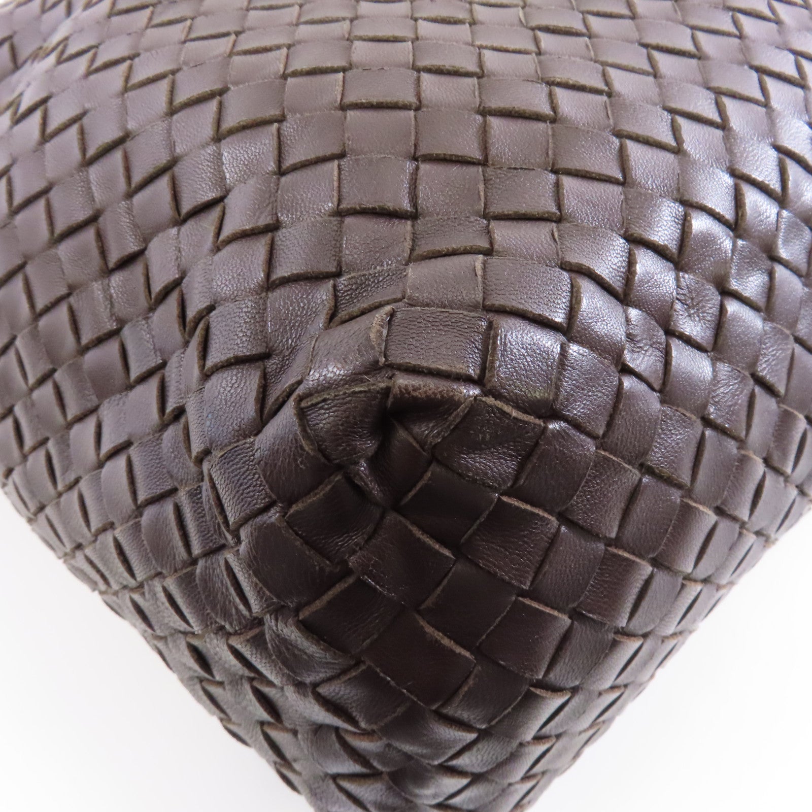 BOTTEGA VENETA 織紋皮革Tote Bag手挽袋棕色