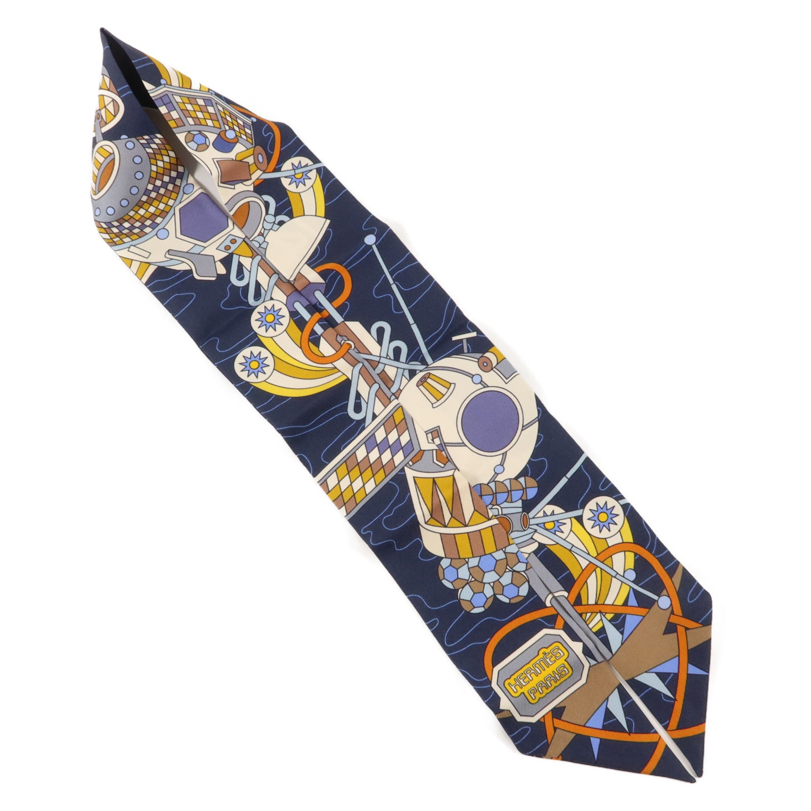 HERMES 絲質Twilly絲巾