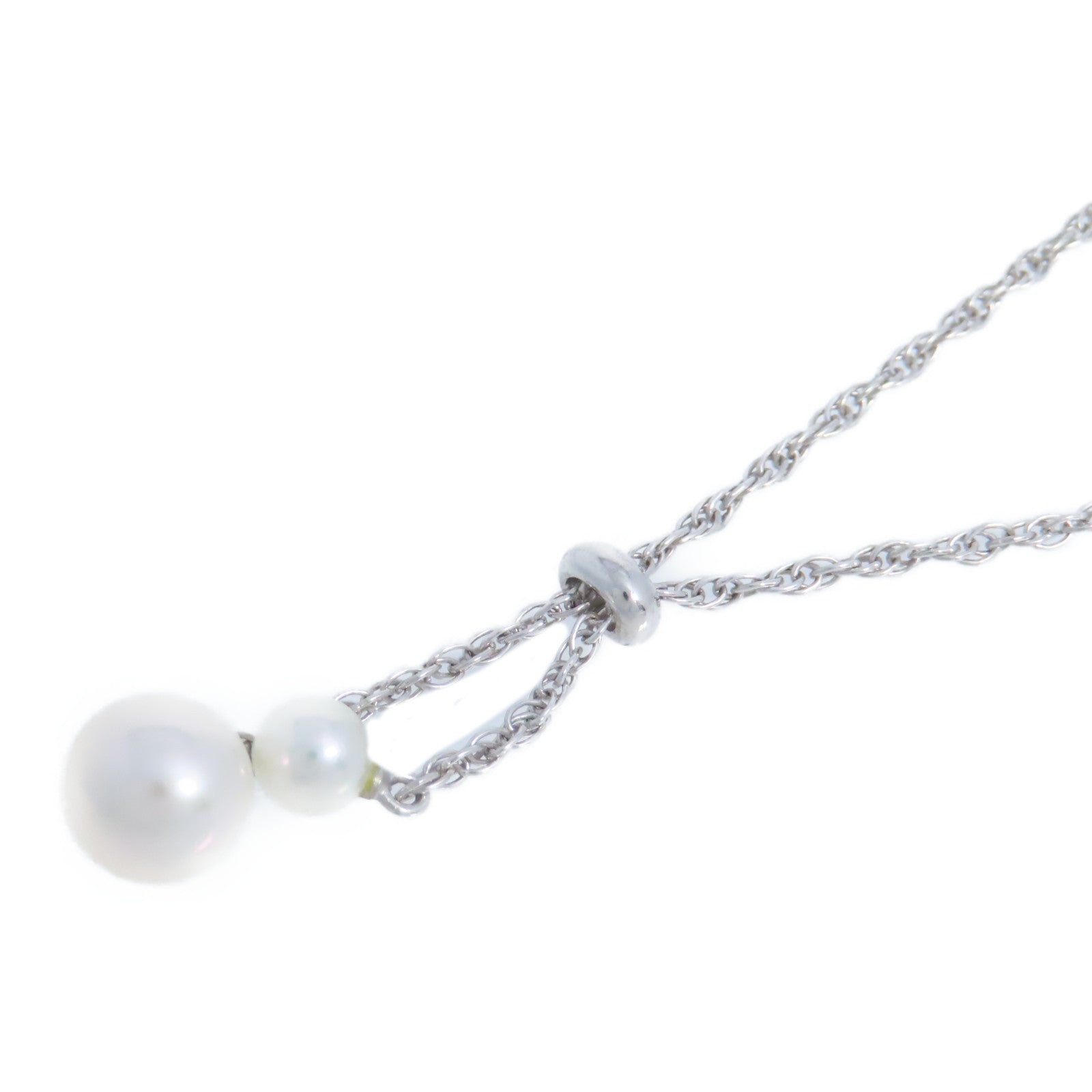 MIKIMOTO 18K白金/珍珠Pearl Necklace項鏈