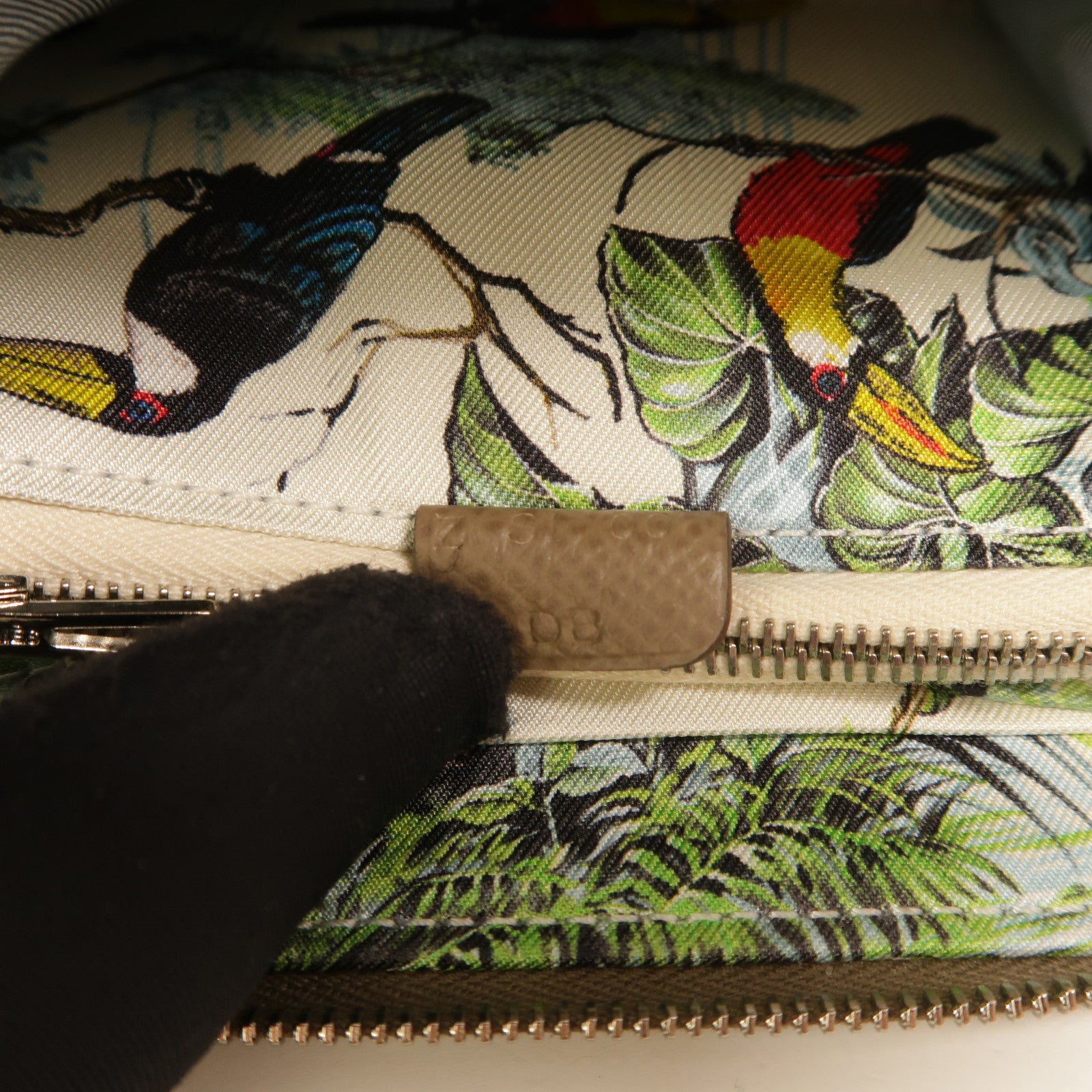 HERMES Epsom皮革Silk In Compact Wallet錢包Etoupe