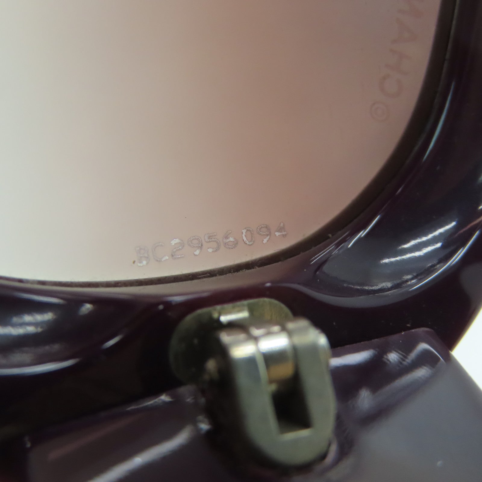CHANEL 【激減優惠】塑料Sunglasses銀扣太陽眼鏡紫色