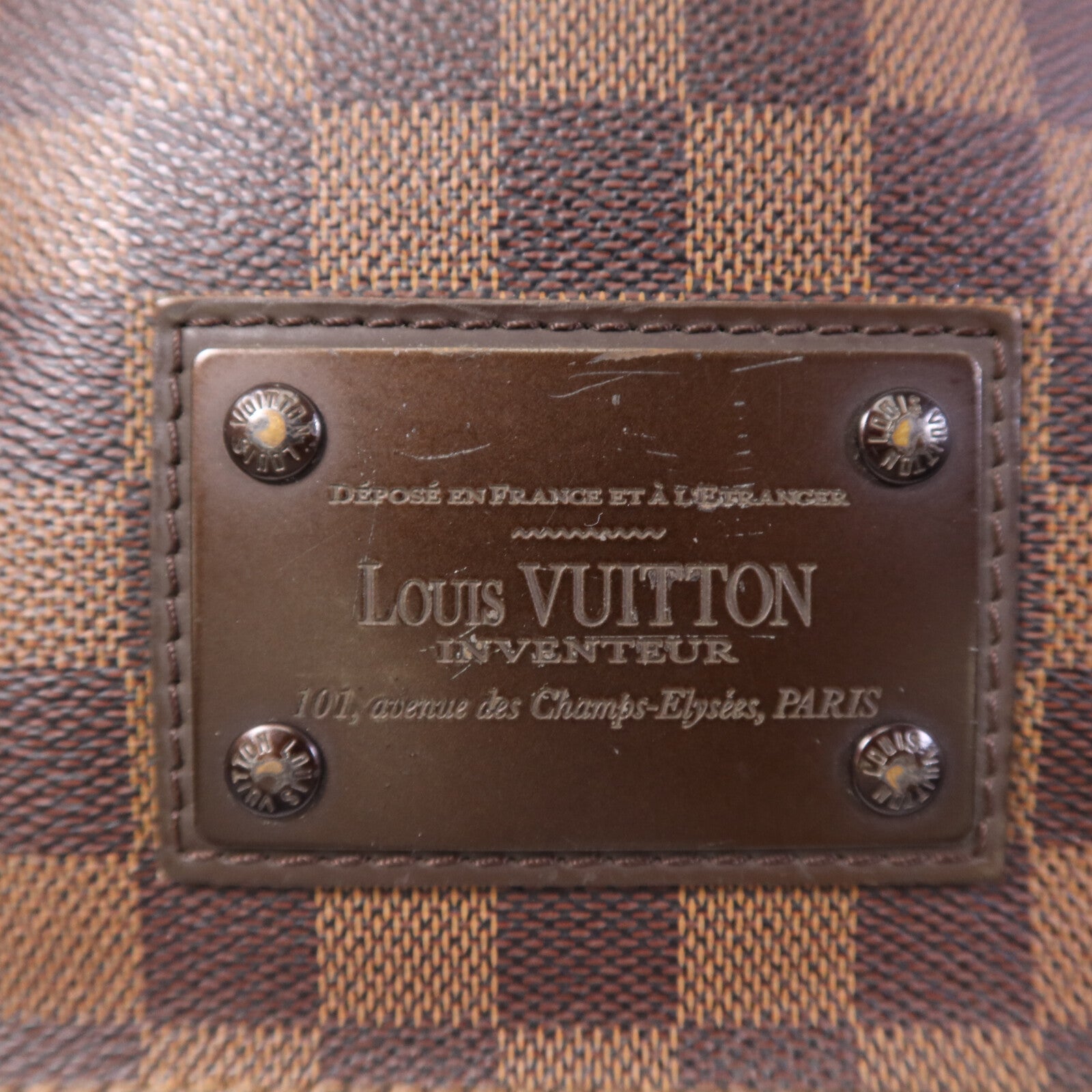 LOUIS VUITTON Damier Brooklyn PM肩背袋
