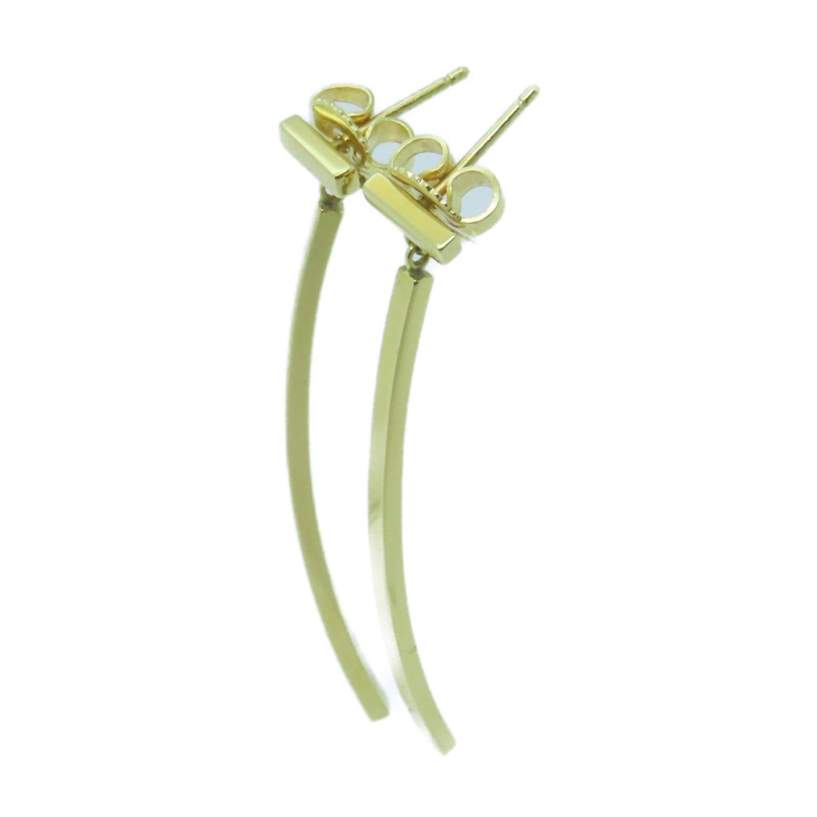 TIFFANY＆CO 【激減優惠】18K黃金T Wire Bar Earrings耳環金色