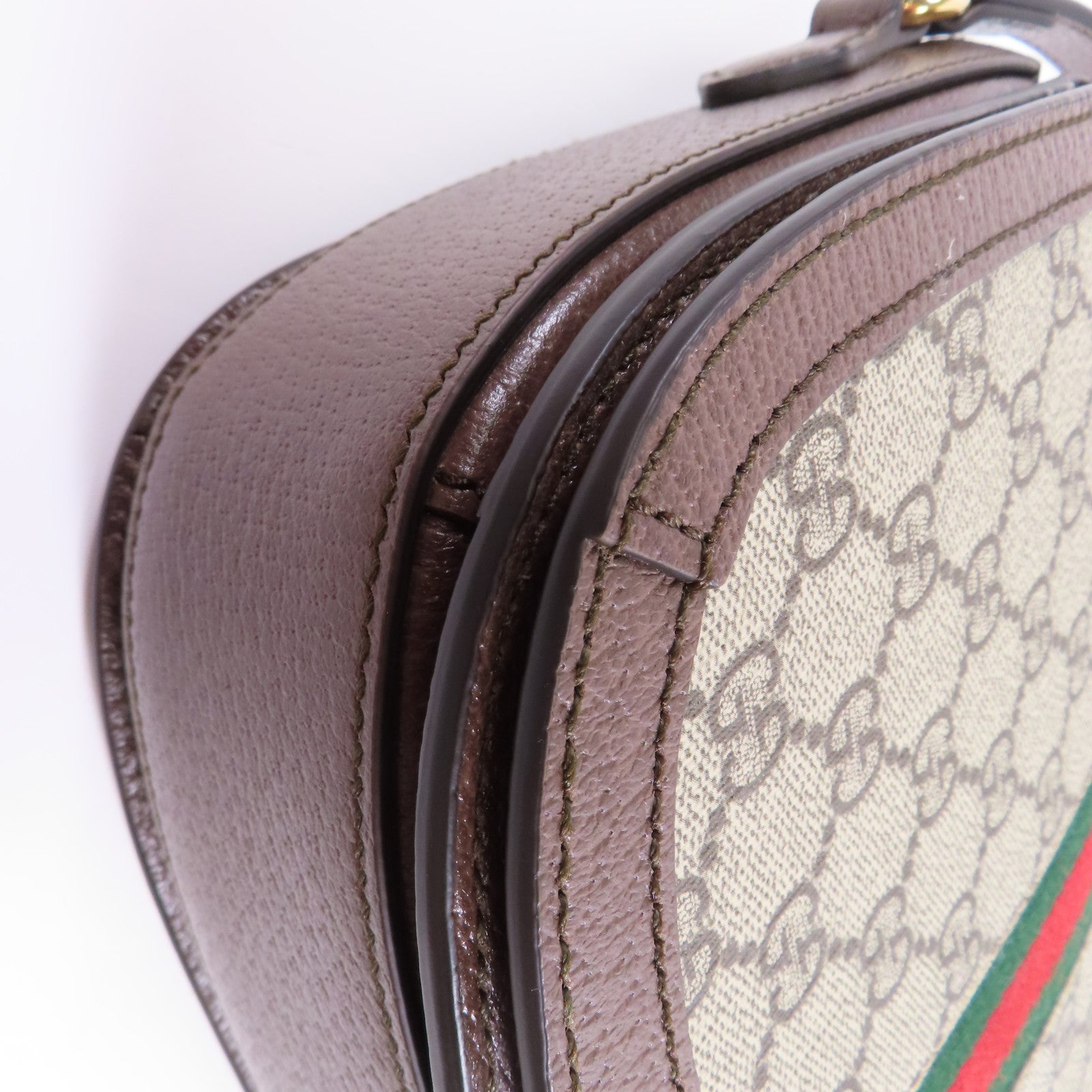 GUCCI 帆布Ophidia GG金扣肩背袋