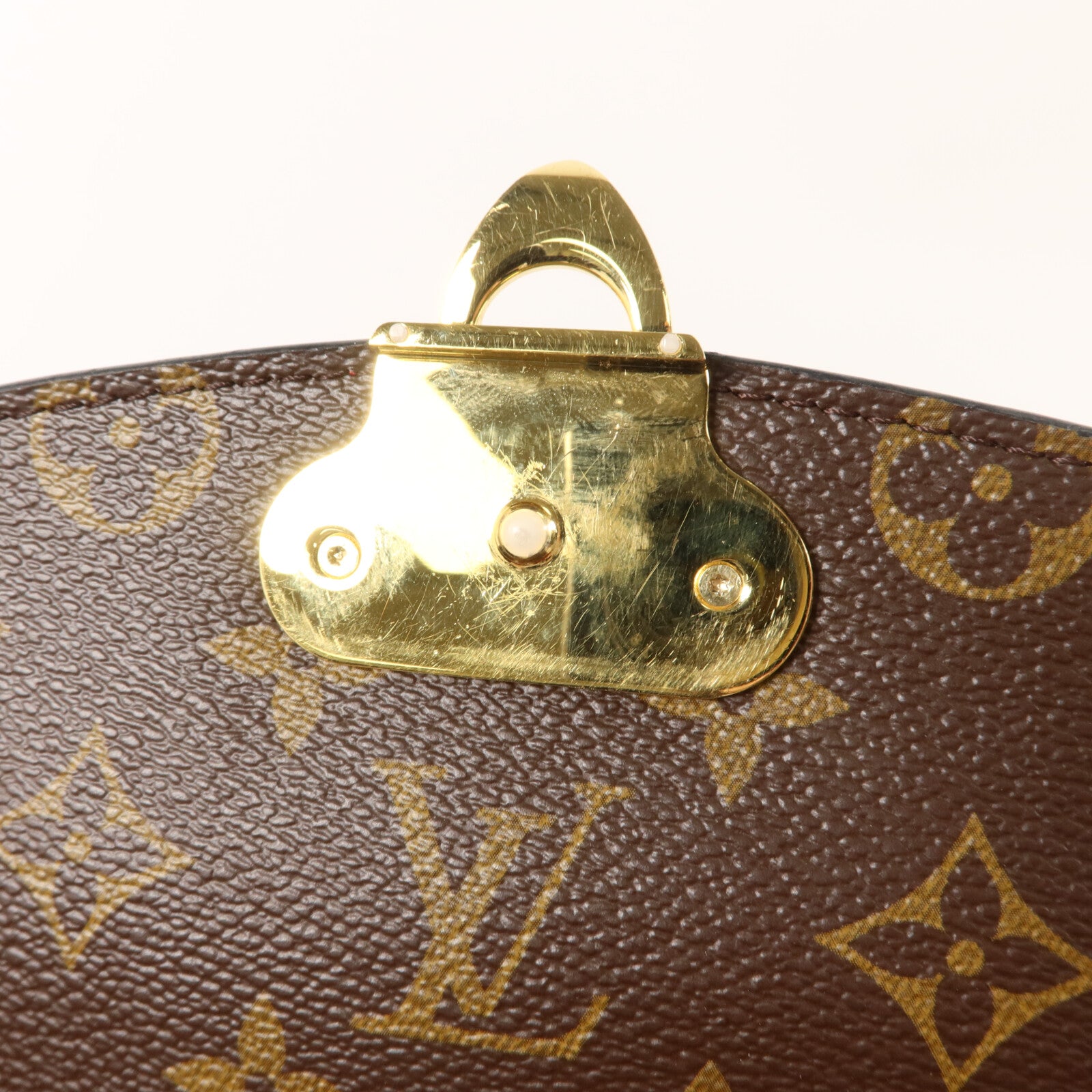 LOUIS VUITTON Monogram Saint Placide金扣肩背袋
