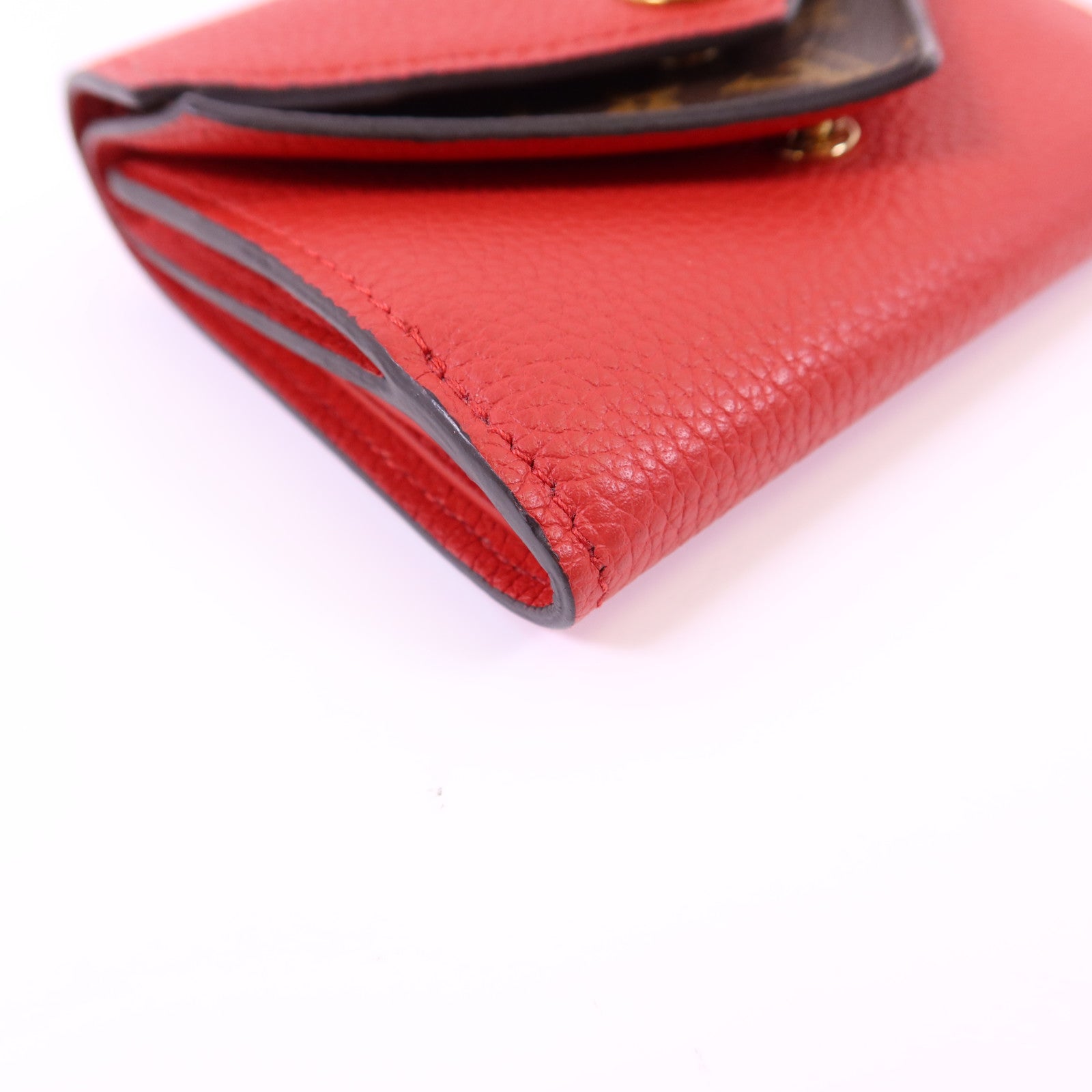 LOUIS VUITTON 【激減優惠】Monogram Double V Compact Wallet金扣錢包