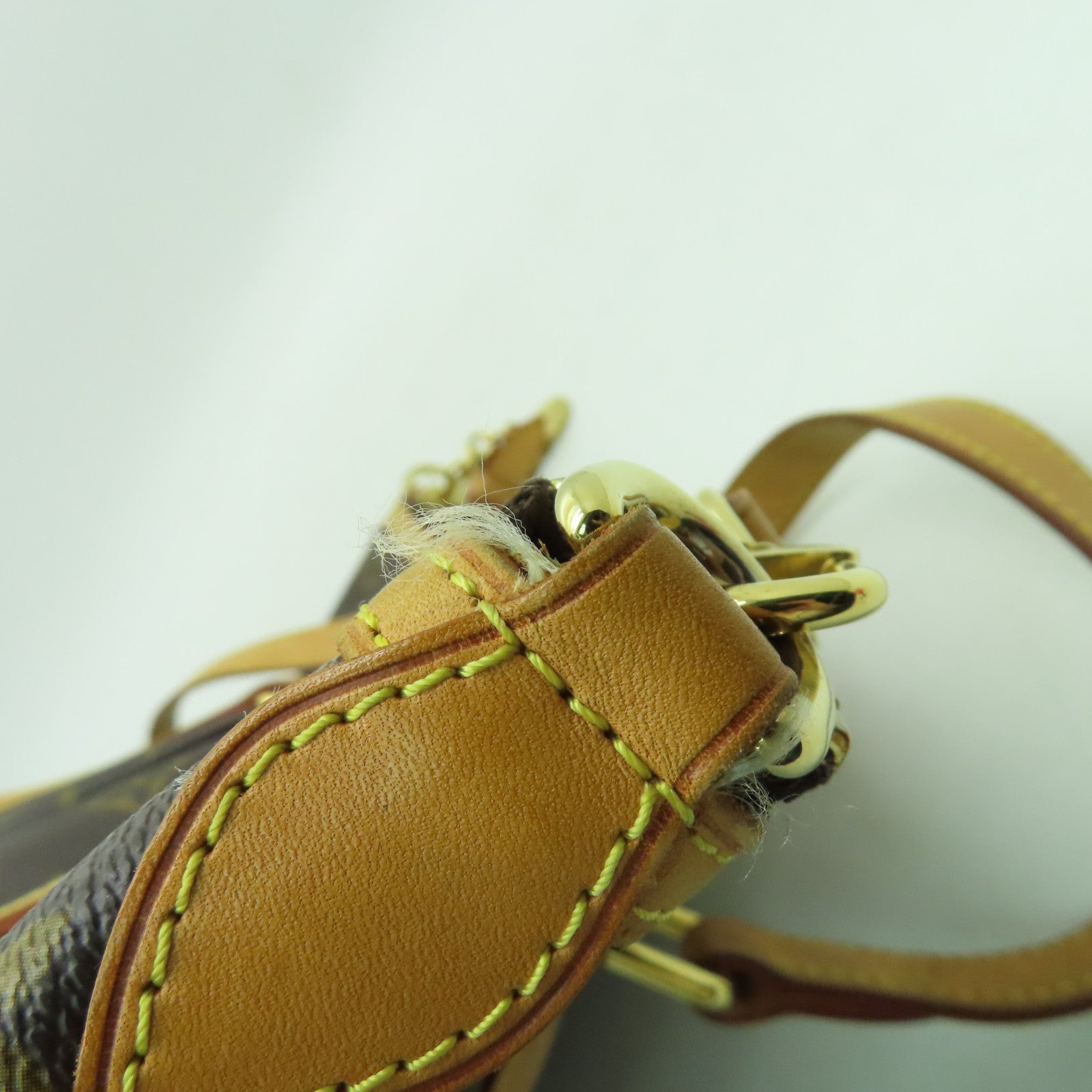 LOUIS VUITTON Monogram Palermo PM金扣手挽肩背兩用袋啡色