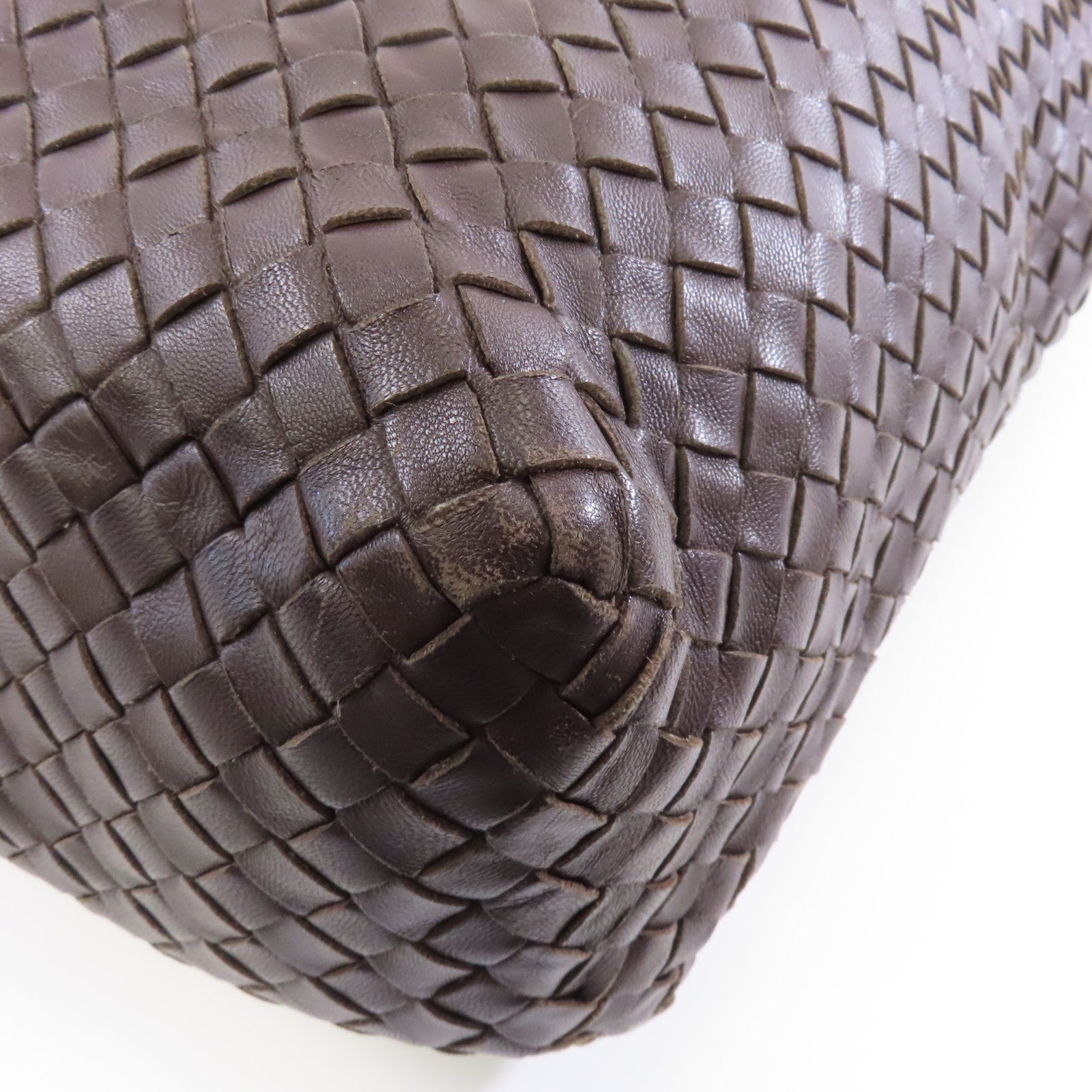 BOTTEGA VENETA 織紋皮革Tote Bag手挽袋棕色