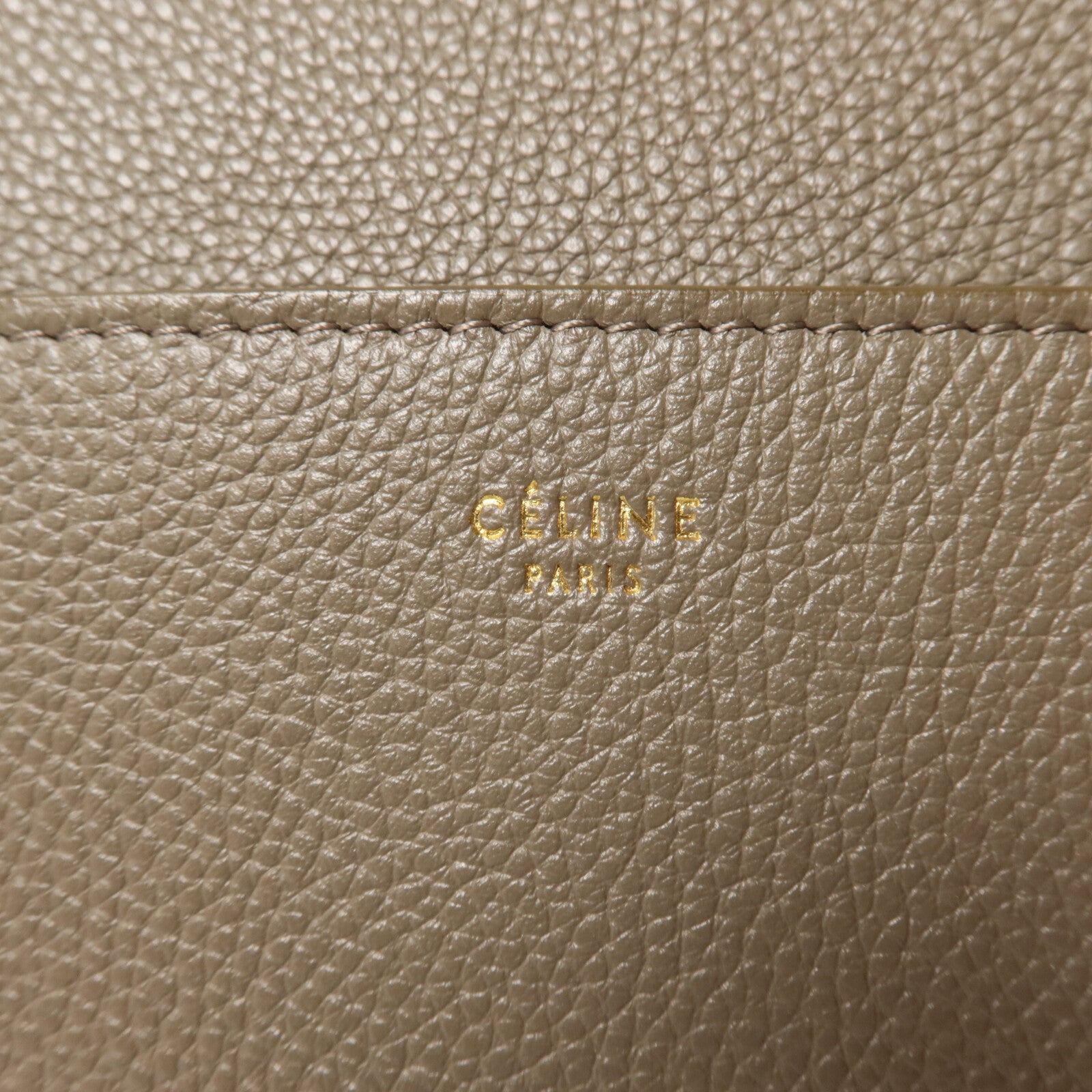 CELINE 牛皮皮革Sangle Bucket Large肩背袋