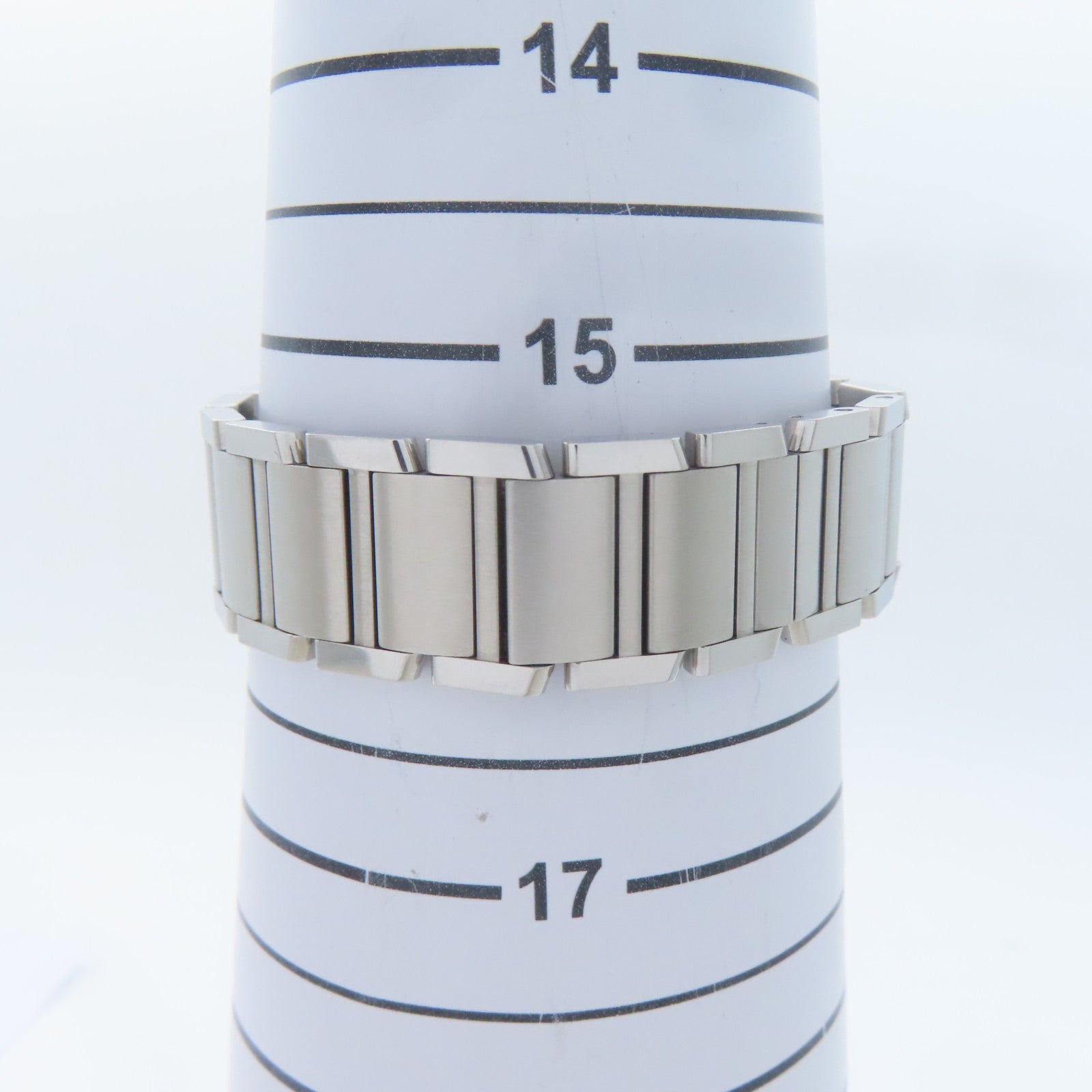 CARTIER Tank Francaise不鏽鋼手錶石英機芯白色