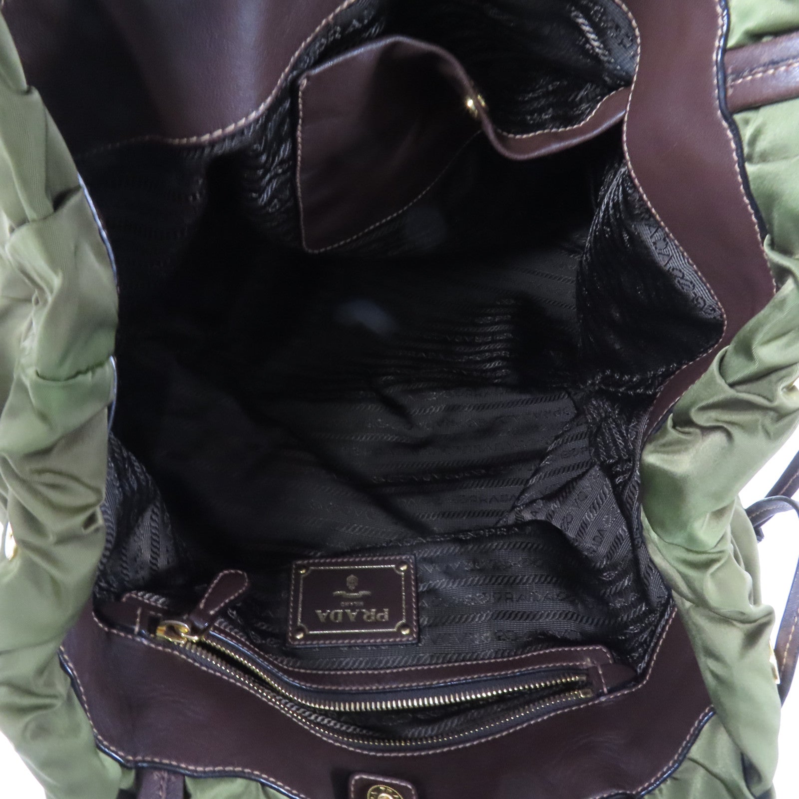 PRADA 尼龍Shoulder Bag金扣肩背袋