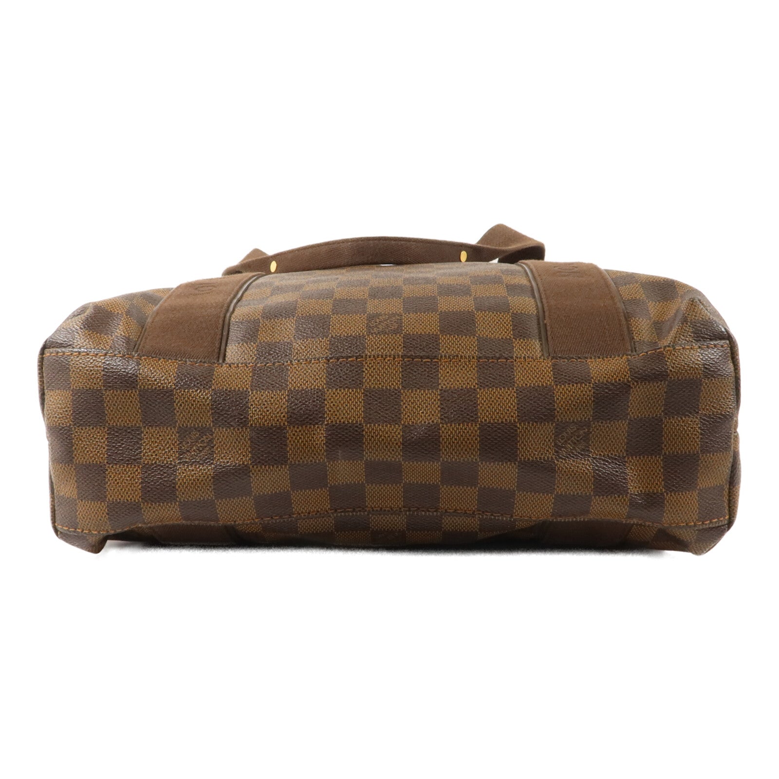 LOUIS VUITTON Damier Beaubourg金扣肩背袋棕色