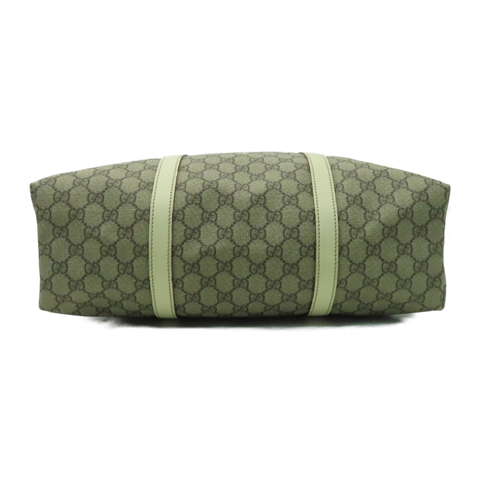 GUCCI 【激減優惠】塗層帆布Tote Bag金扣手挽袋啡色/米色