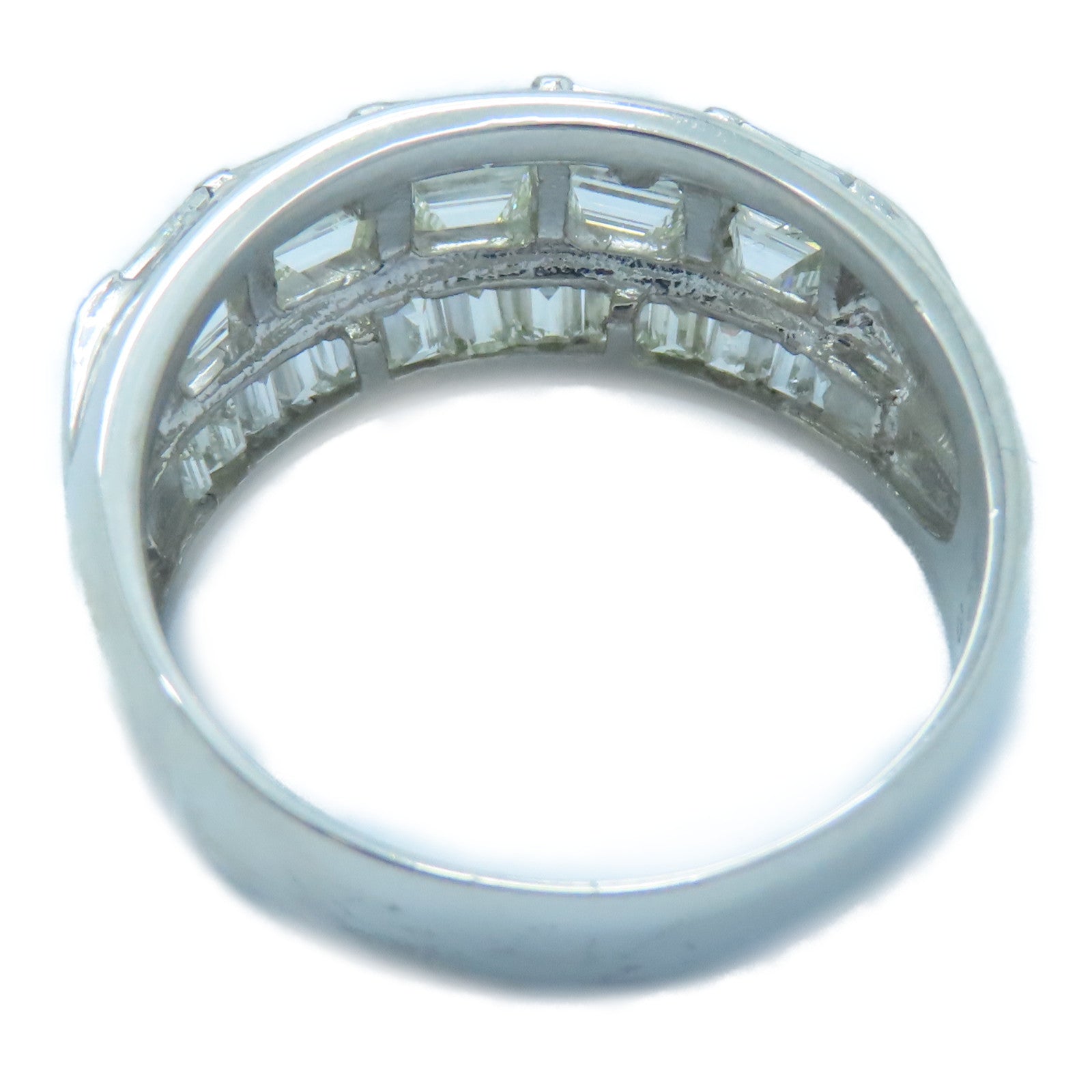 JEWELRY PT900鉑金Diamond Ring 3.00ct鑚石戒指US#9.75